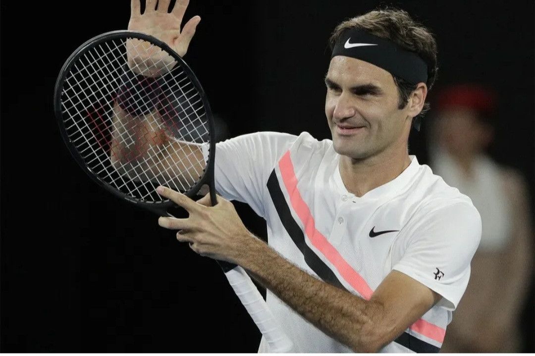 Nike × Vintage Nike Court Roger Federer Australian Open perfect condition L Size US L / EU 52-54 / 3 - 9 Thumbnail