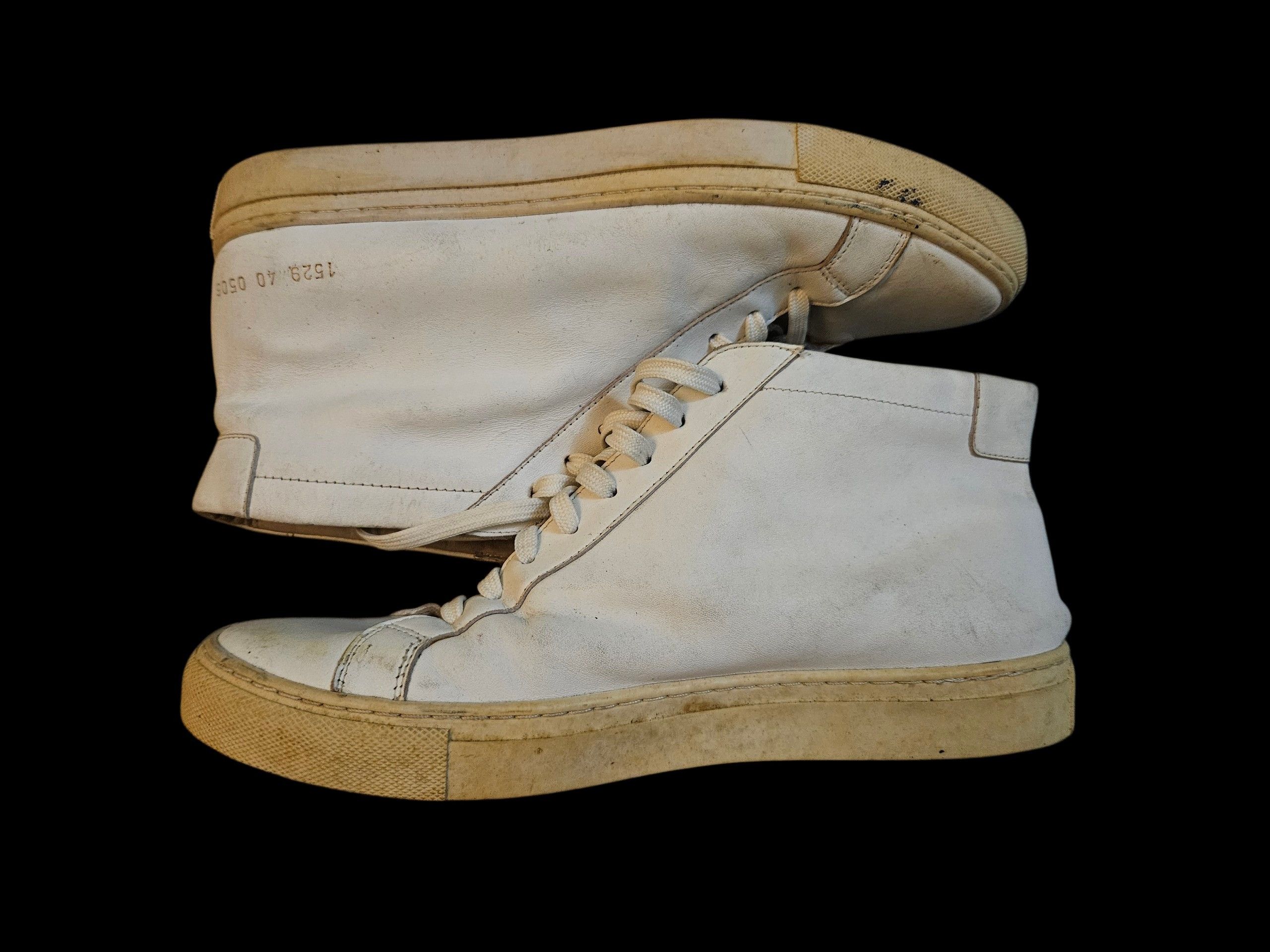 Common Projects Common Project Achilles Mid Sneakers Size US 7 / EU 40 - 2 Thumbnail