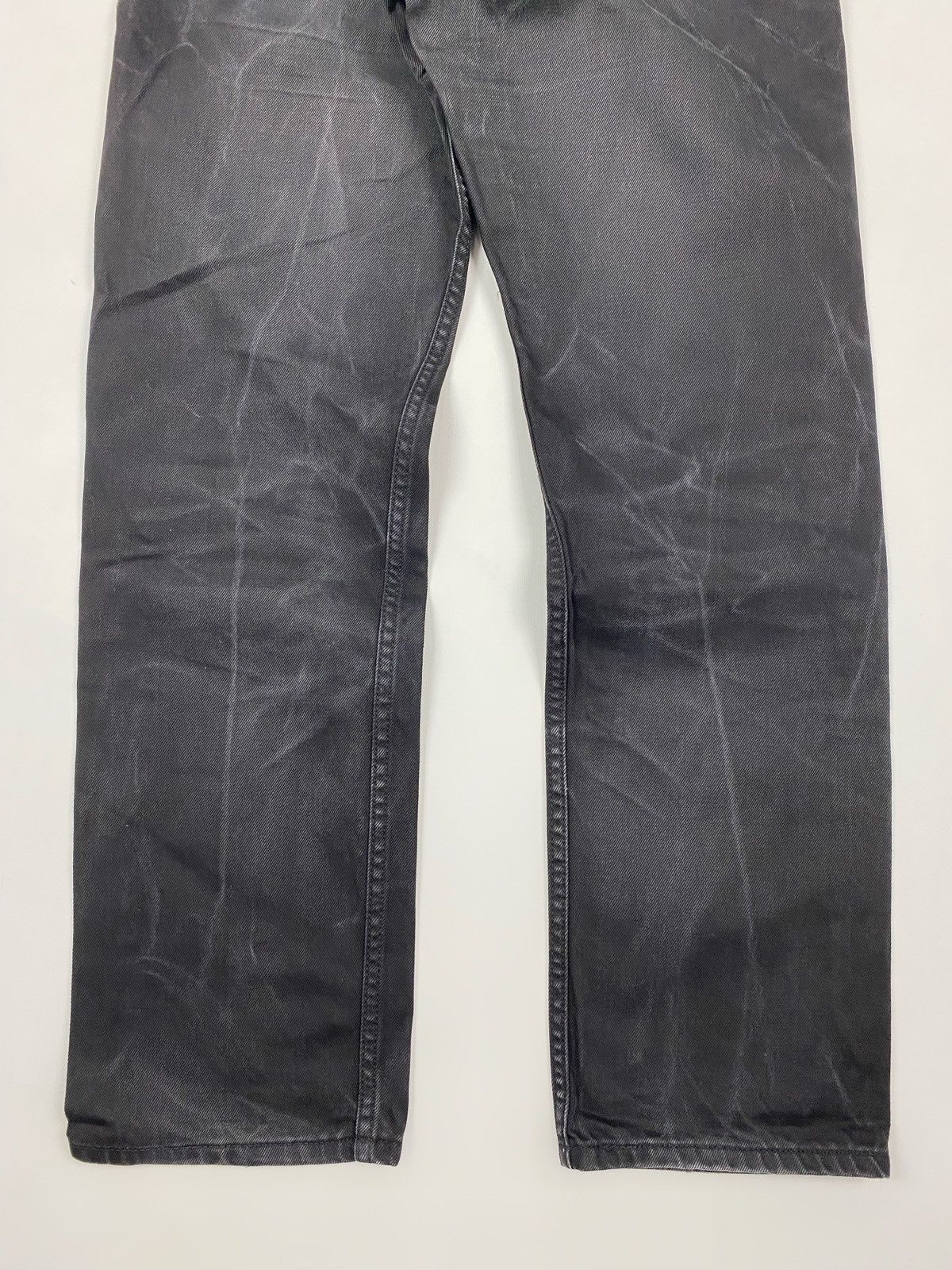 Levi's 2000’s Vintage Levi’s 505 Washed Black Denim Pants 32X32 Size US 32 / EU 48 - 10 Thumbnail