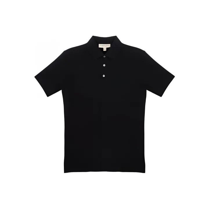 Burberry Burberry Black Short Sleeve Polo Shirt Size US XL / EU 56 / 4 - 1 Thumbnail