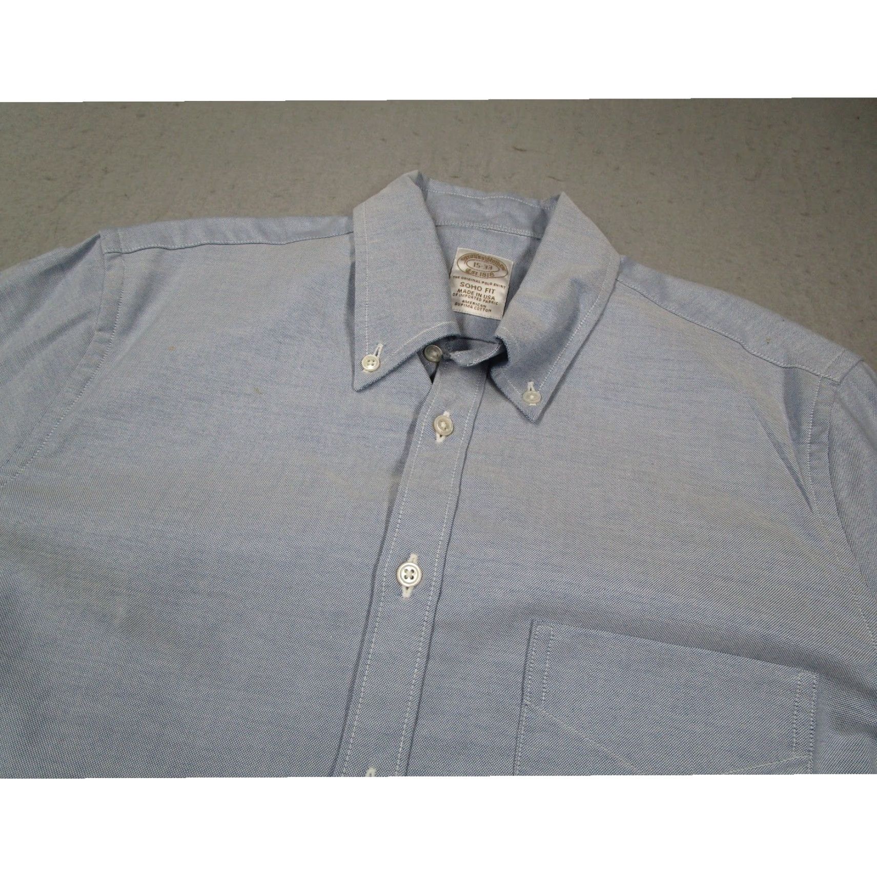 brooks brothers blue dress Brooks Brothers® Casual Oxford Cloth Shirt – Westfall Technik main image 0