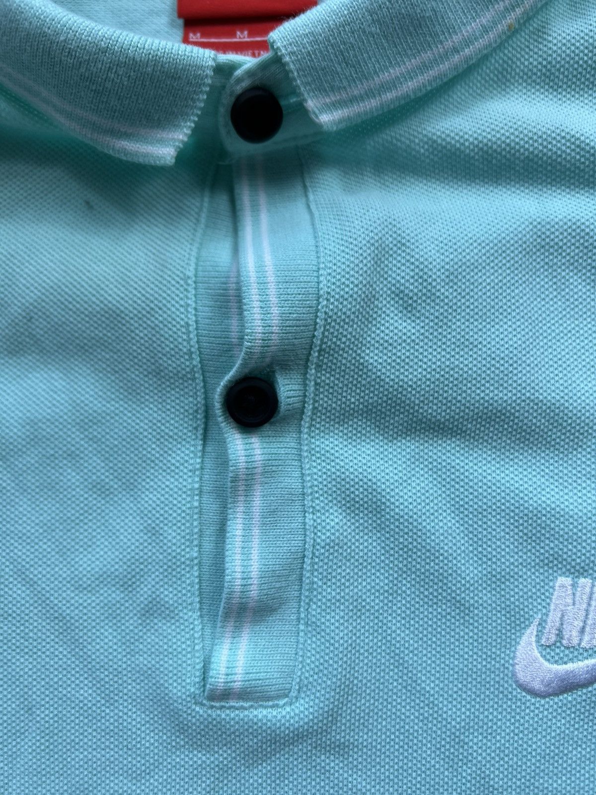 Nike × Vintage 90’s NIKE RETRO POLO T-SHIRT Y2K SWOOSH LOGO Size US M / EU 48-50 / 2 - 4 Thumbnail