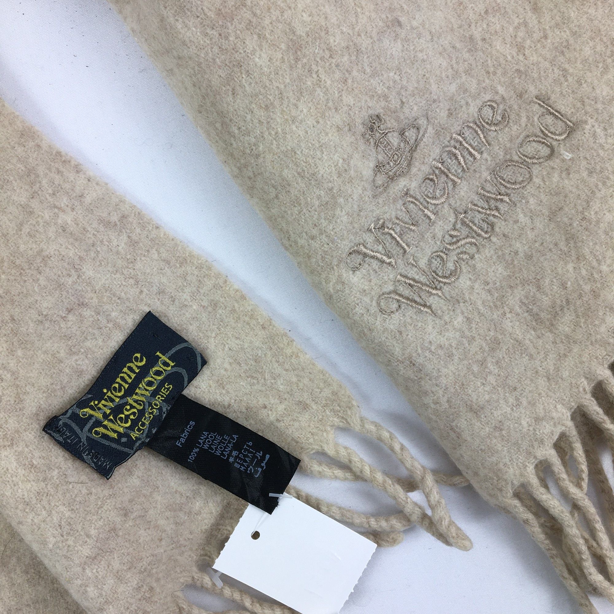 Vivienne Westwood Vintage Vivienne Westwood Scarf Orbs Wool Winter Scarves Size ONE SIZE - 3 Thumbnail