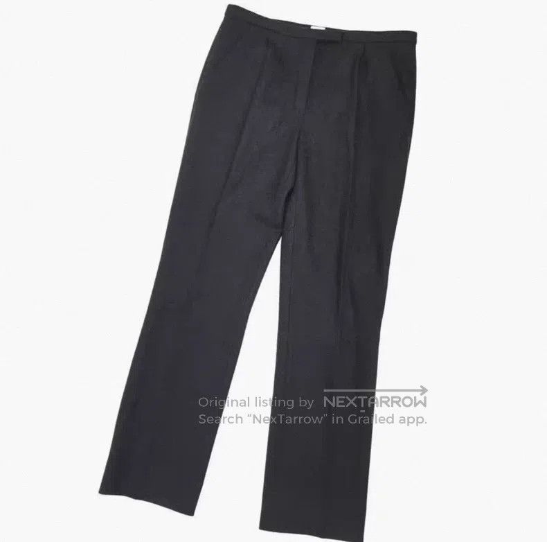 Hermes Black Gray Wool Trousers