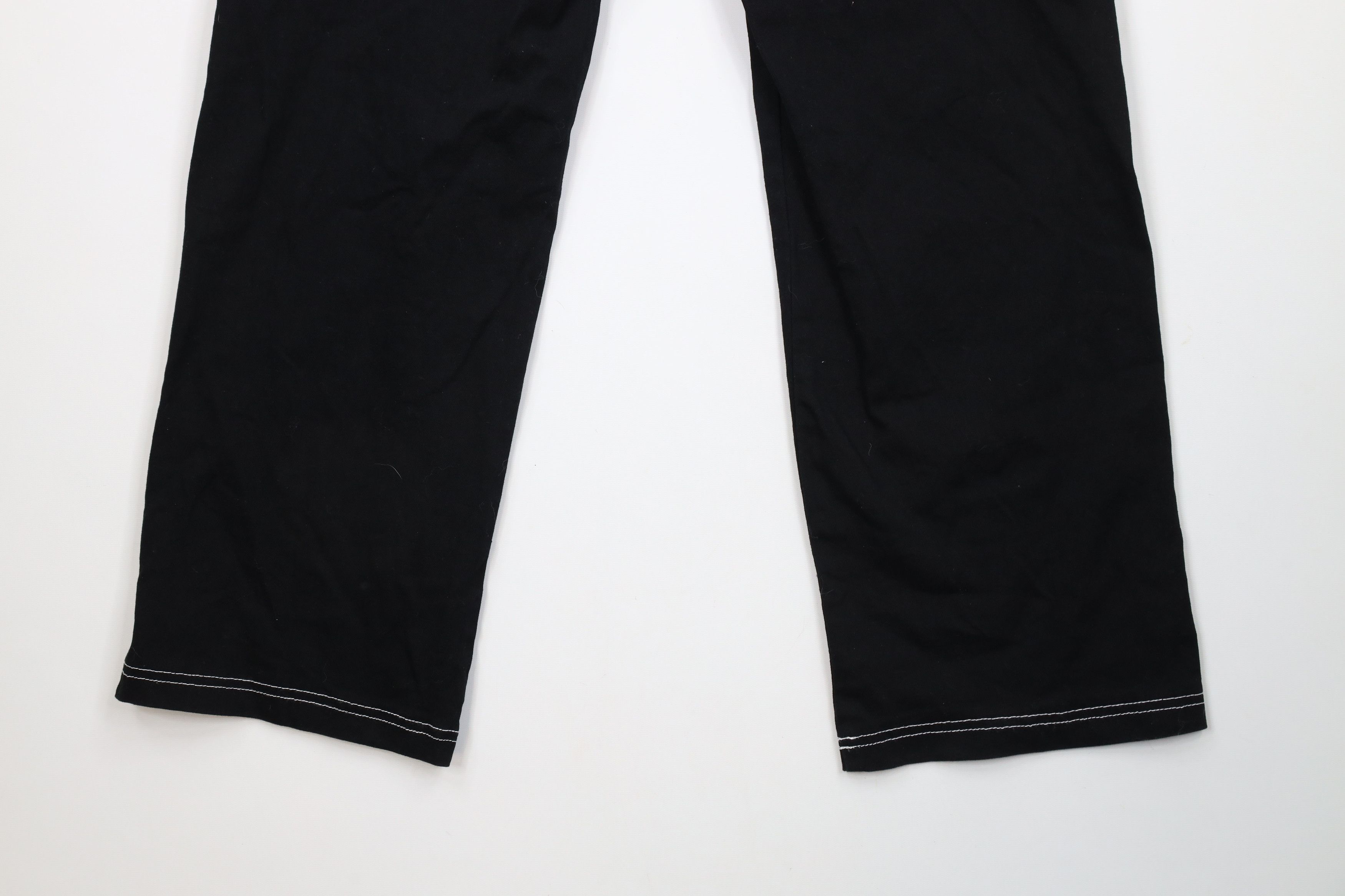 Vintage Vintage 90s Y2K Streetwear Goth Skater Wide Leg Cargo Jeans Size 32" / US 10 / IT 46 - 10 Thumbnail