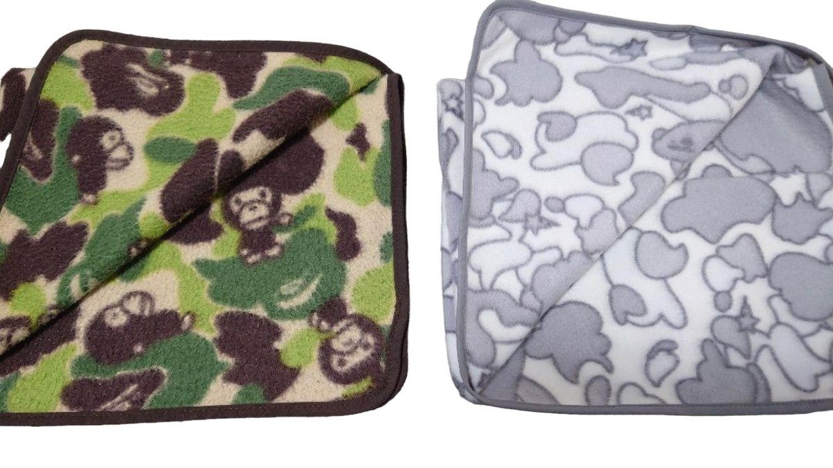 Bape VINTAGE NIGO ERA BAPE PSYCHE CAMO MILO FLEECE TOWEL SET Size ONE SIZE - 3 Thumbnail