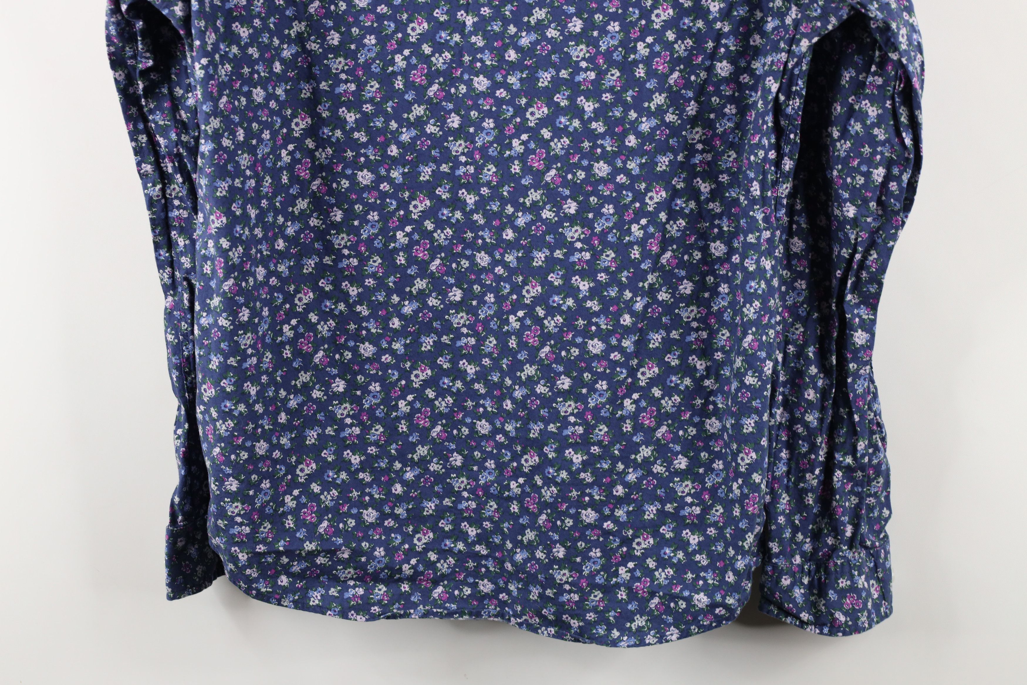 Express × Vintage Express Soft Wash Flower All Over Print Button Down Shirt Size US M / EU 48-50 / 2 - 12 Thumbnail