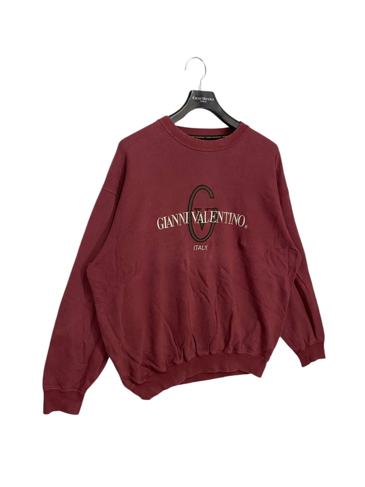 Gianni Valentino × Vintage Gianni valentino spell out emboidery sweatshirt size 3L Size US XXL / EU 58 / 5 - 3 Thumbnail