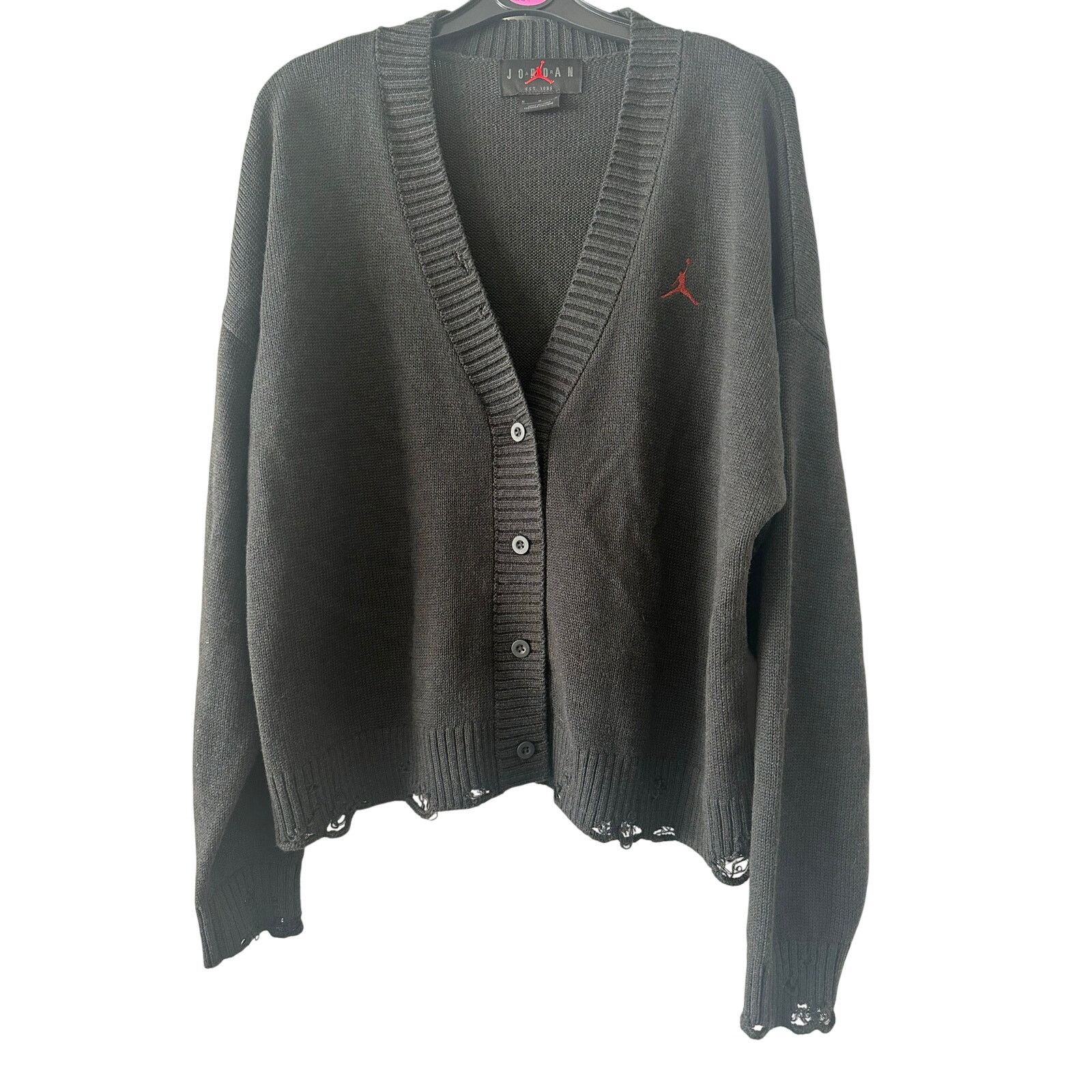 Jordan Brand Jordan Women's Knit Women's Cardigan - Size M Size M / US 6-8 / IT 42-44 - 1 Thumbnail
