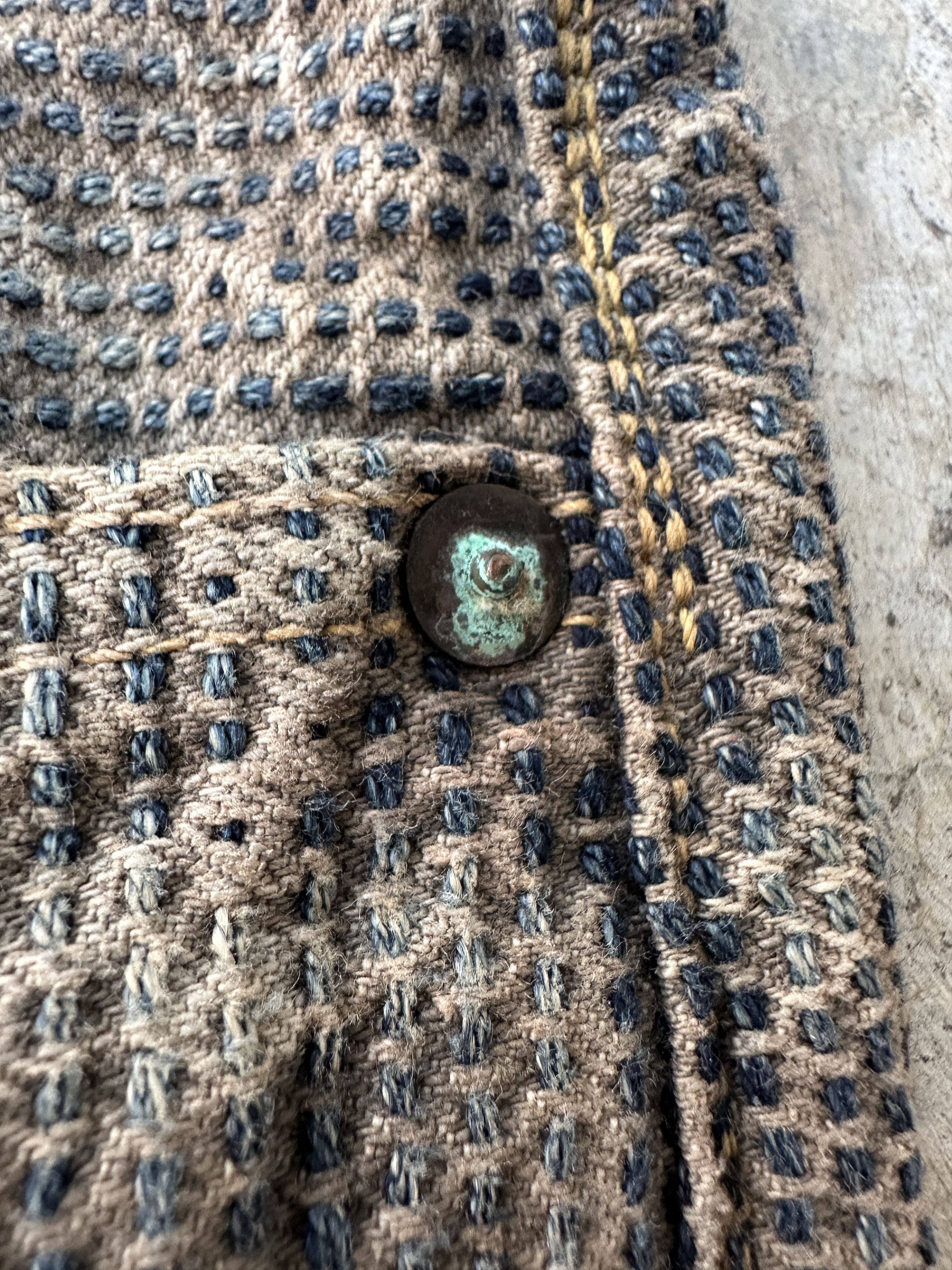 Kapital 2015 Kountry Buckle Back Boro Century Denim Patchwork Size US 34 / EU 50 - 12 Thumbnail