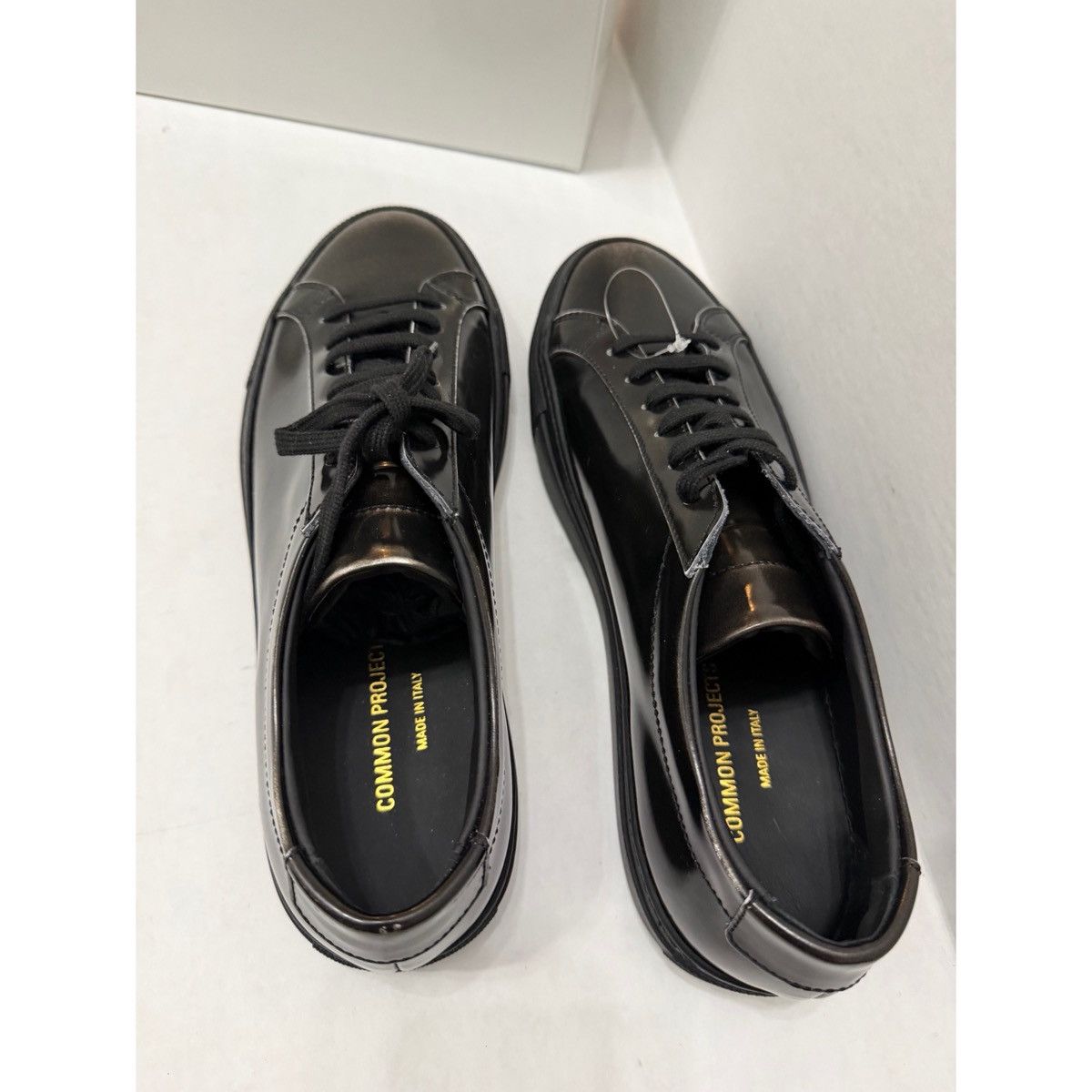 Common Projects COMMON PROJECTS ACHILLES FADED BLACK SNEAKERS Size US 9 / EU 42 - 4 Thumbnail