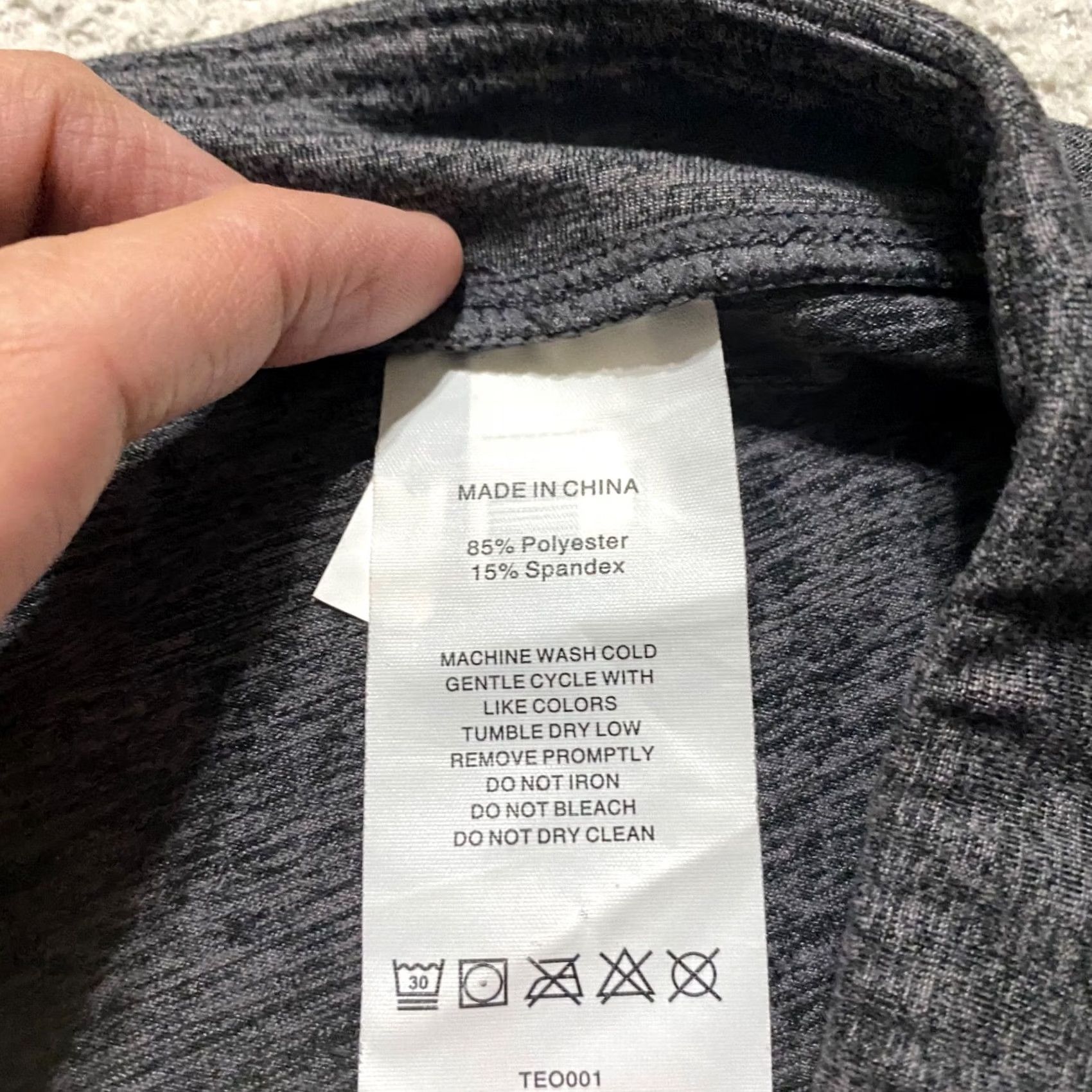 Quince Quince Skort Women's Large Heather Gray Ultra Soft Side Slit Short Polyester Pull On Casual Size L Gray 90s? Size 36" / US 14 / IT 50 - 4 Thumbnail