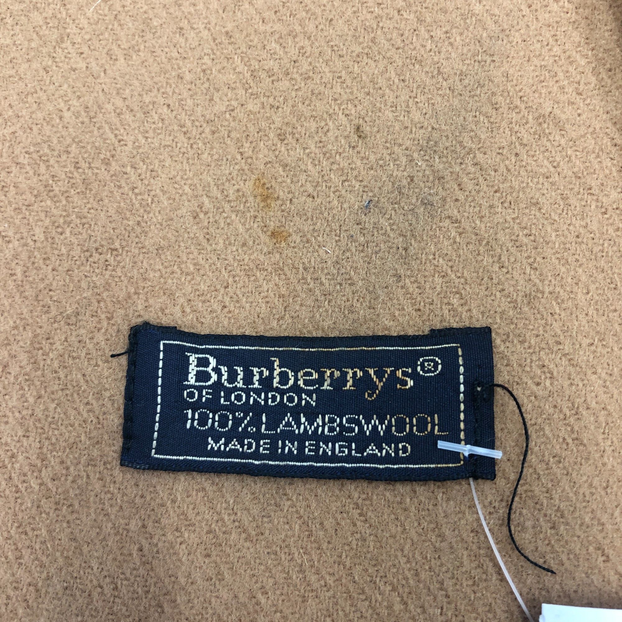 Burberry Vintage Burberrys Scarf Muffler Wool Winter Fringe Scarves Size ONE SIZE - 5 Thumbnail