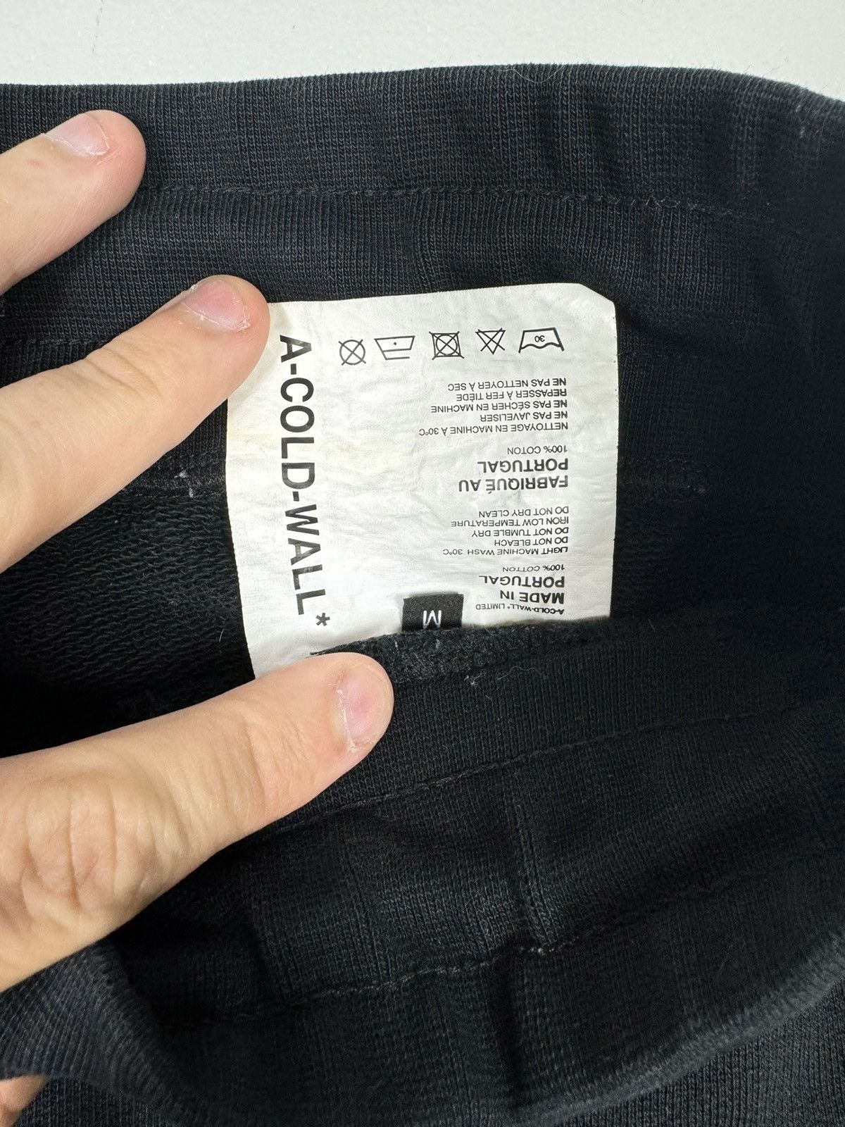 A-COLD-WALL* A-COLD-WALL* BLACK LOGO EMBROIDERY LOUNGE PANTS Size US 34 / EU 50 - 11 Thumbnail