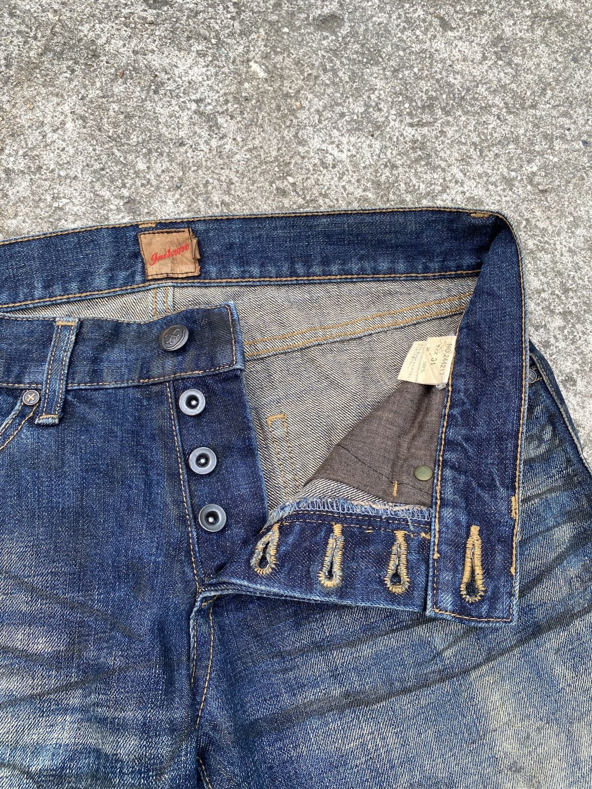 Jack Rose Japan Claws Mark Design Flare Denim