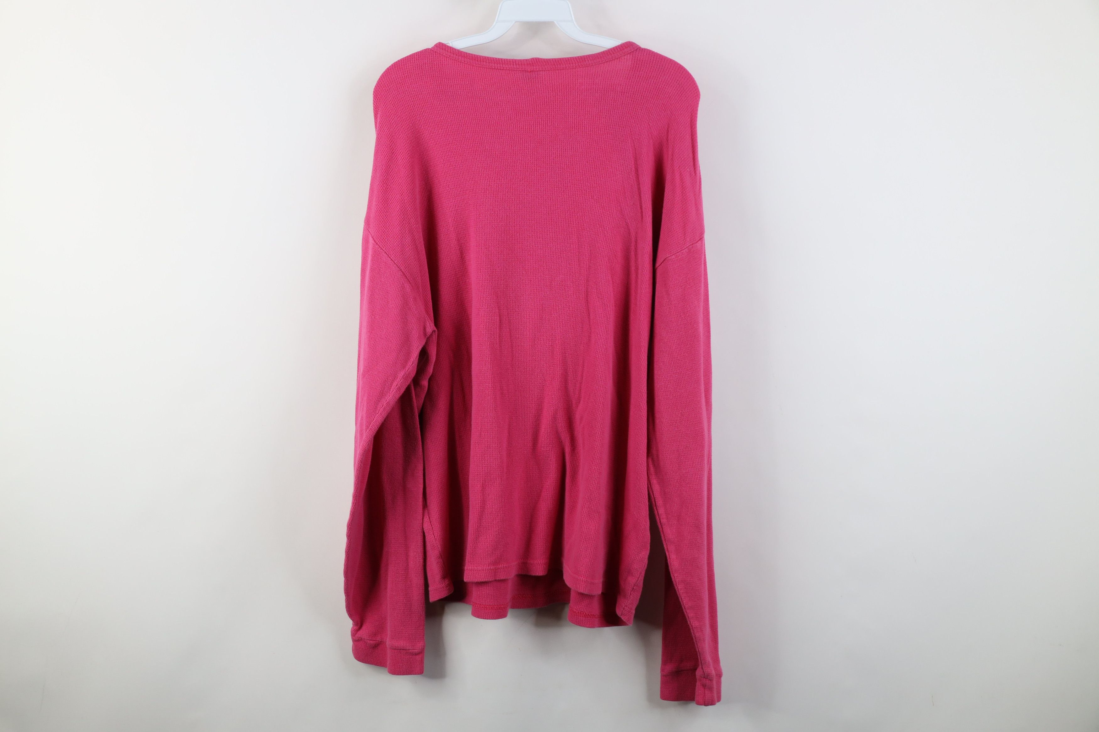 Vintage Vintage Y2K Babydoll Christian Jesus Cross Thermal T-Shirt Size XL / US 12-14 / IT 48-50 - 9 Thumbnail