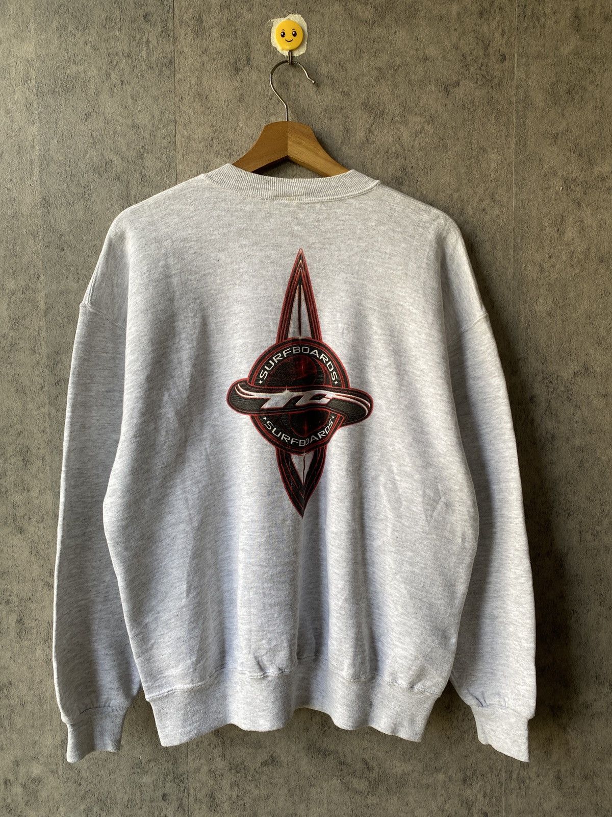 Vintage Vintage 90’s T&C Surfboards Design Sweatshirt Size US L / EU 52-54 / 3 - 4 Thumbnail