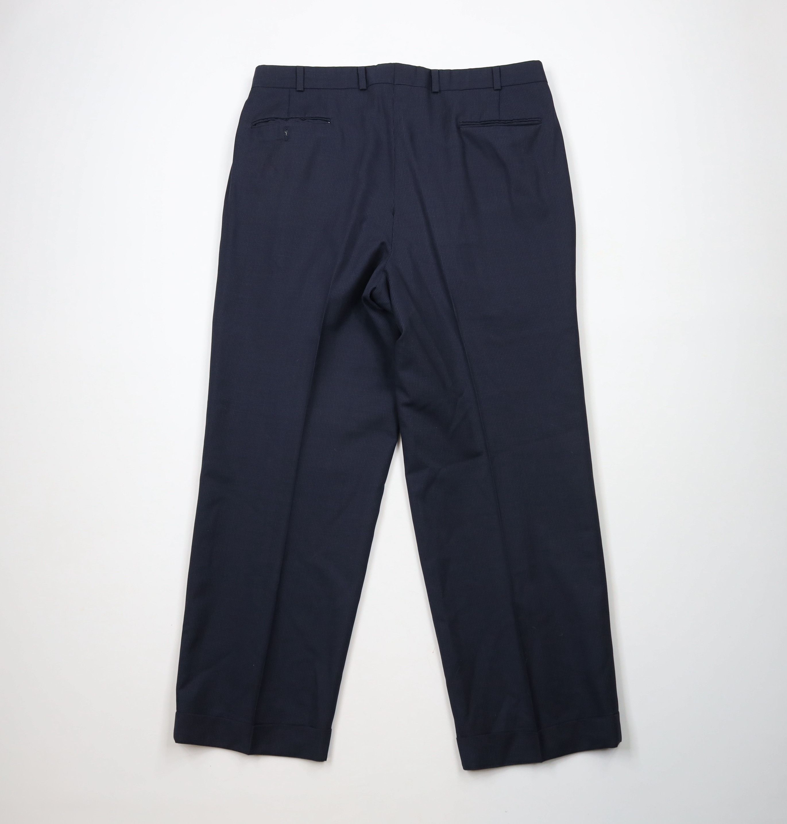 Vintage Vintage 90s Streetwear Wool Blend Wide Leg Chino Pants Size US 36 / EU 52 - 8 Thumbnail