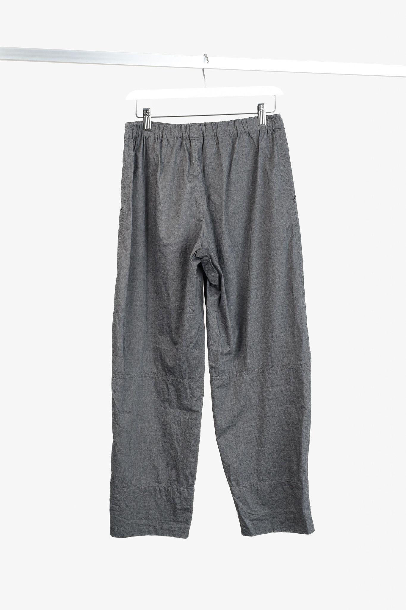 Other Peter O. Mahler Grey Cotton Tapered Cropped Pants Size 27" / US 4 / IT 40 - 3 Thumbnail