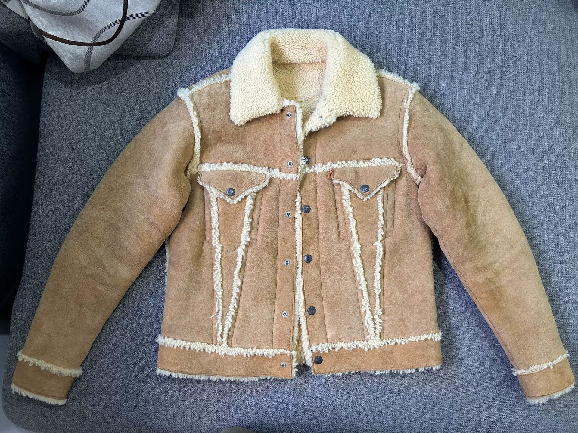 Jelado jelado leather shearling lined jacket Size US M / EU 48-50 / 2 - 1 Thumbnail