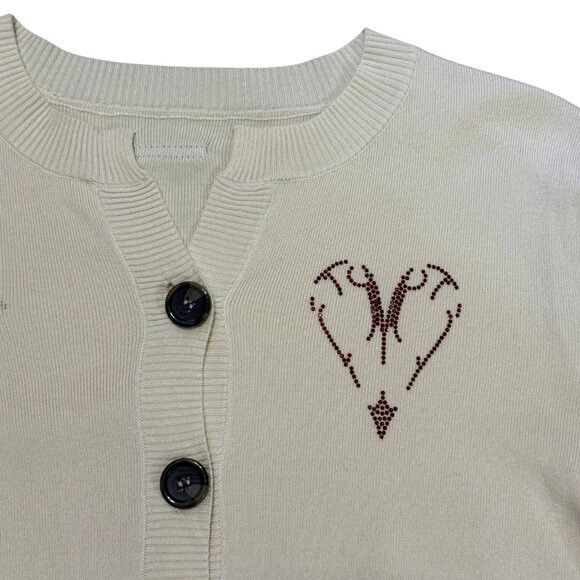 Other RVEAN STUDIO Spade Diamond Heart Club Cardigan Small Size S / US 4 / IT 40 - 3 Thumbnail