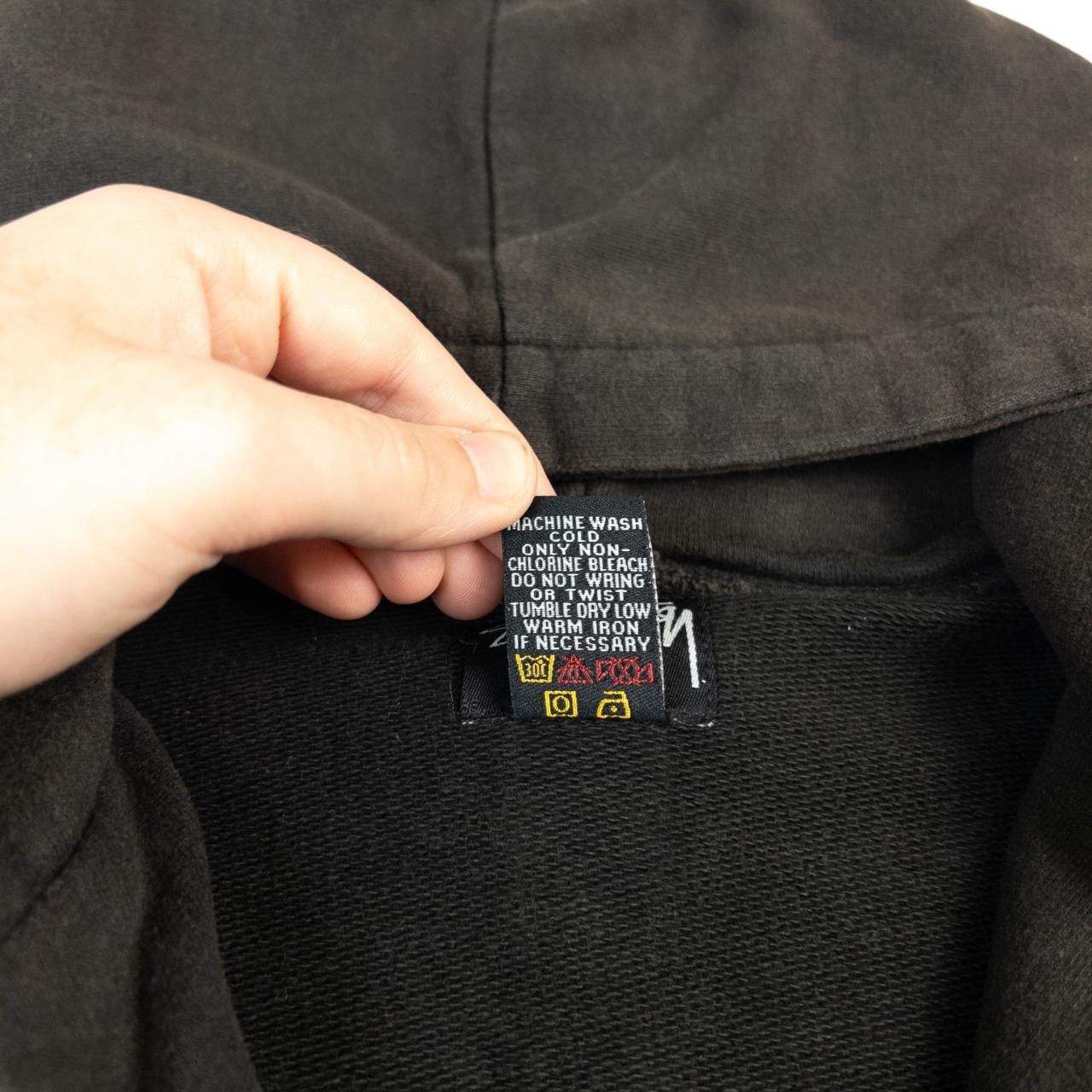 Vintage Stussy Zip Up Hoodie Size L