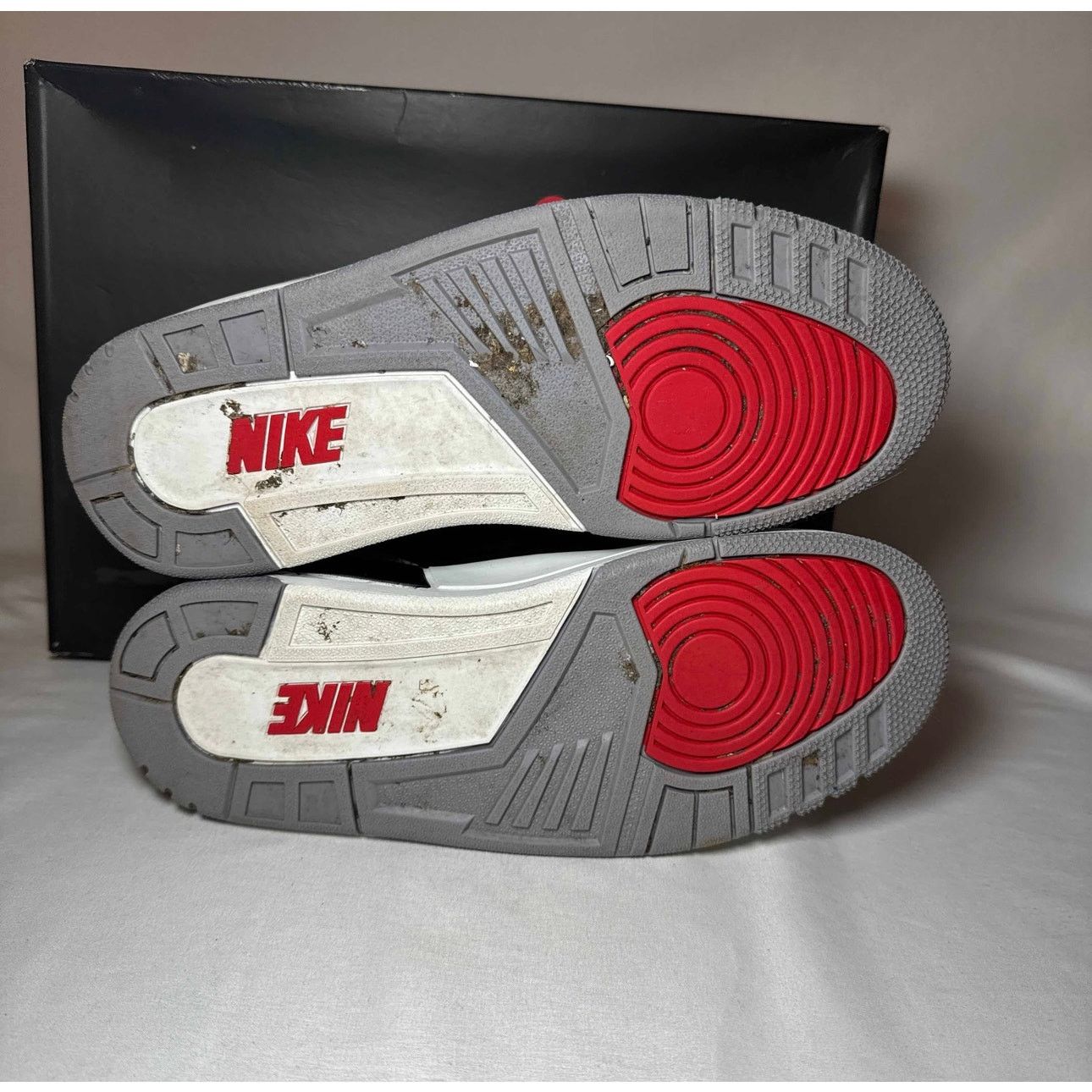 Jordan Brand × Nike Size 8 - Air Jordan 3 Retro OG Black Cement 2024 Men's Shoes Size US 8 / EU 41 - 6 Thumbnail