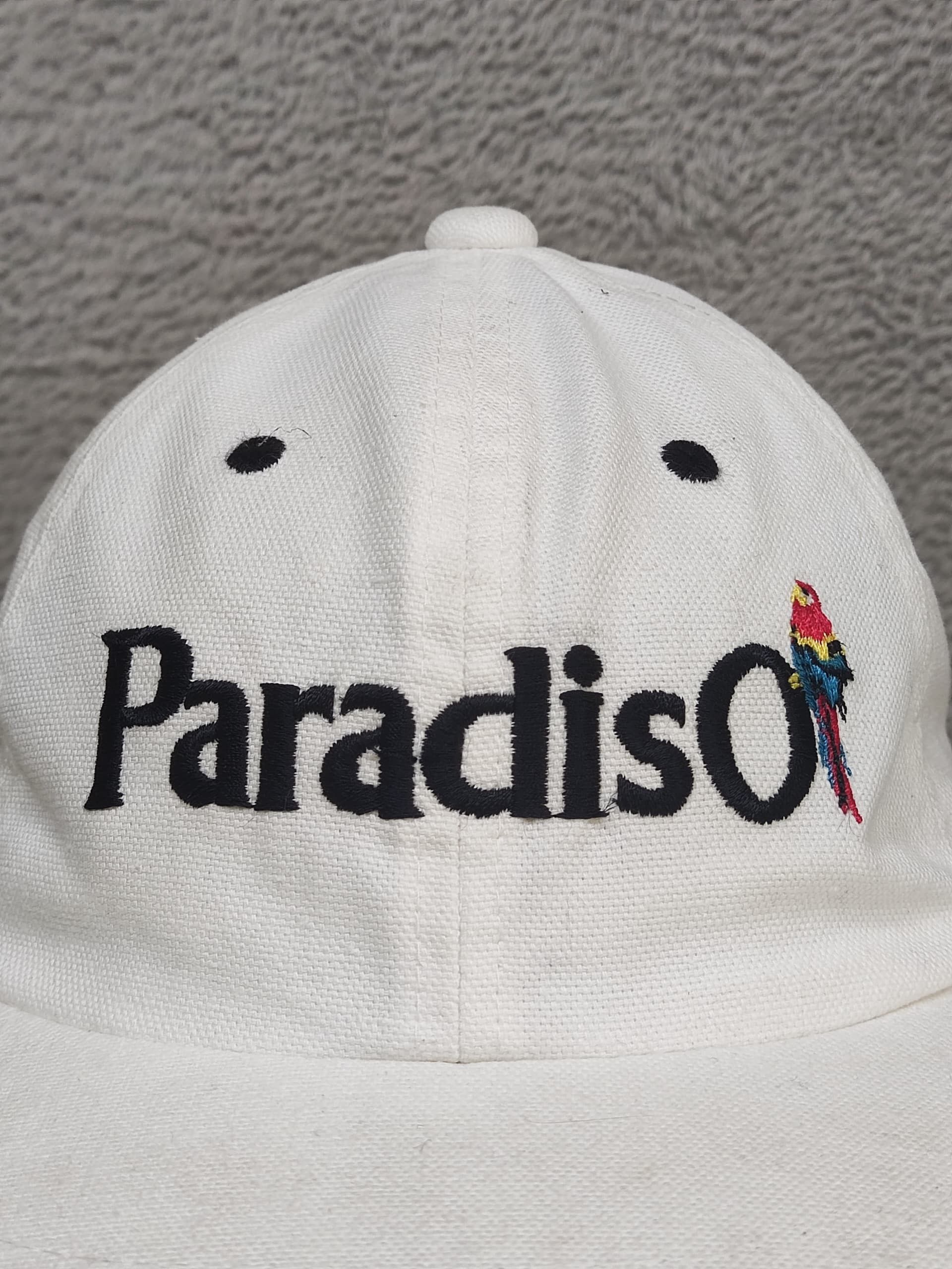 Vintage Paradiso Parrot Embroidered Cap Bridgestone Japan Style Size ONE SIZE - 2 Thumbnail