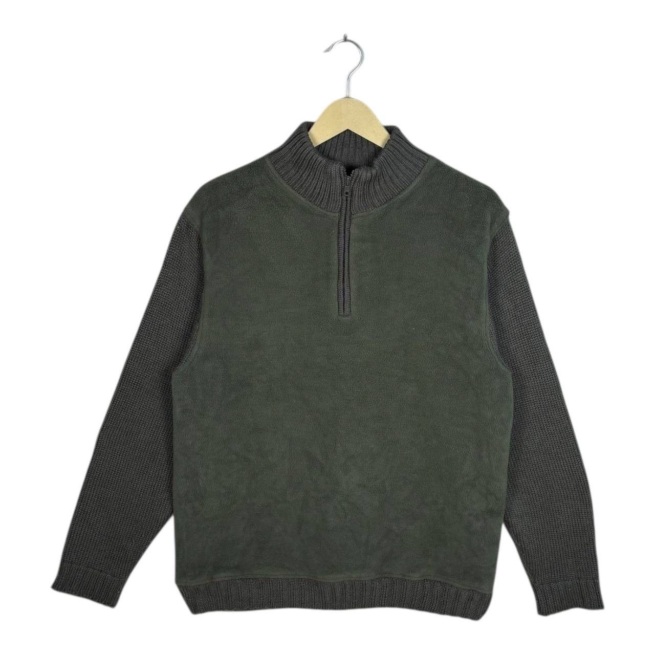 Chaps Ralph Lauren Chaps Ralph Lauren Fleece Knit Hybrid 1/4 Zip Sweater M Size US M / EU 48-50 / 2 - 1 Thumbnail