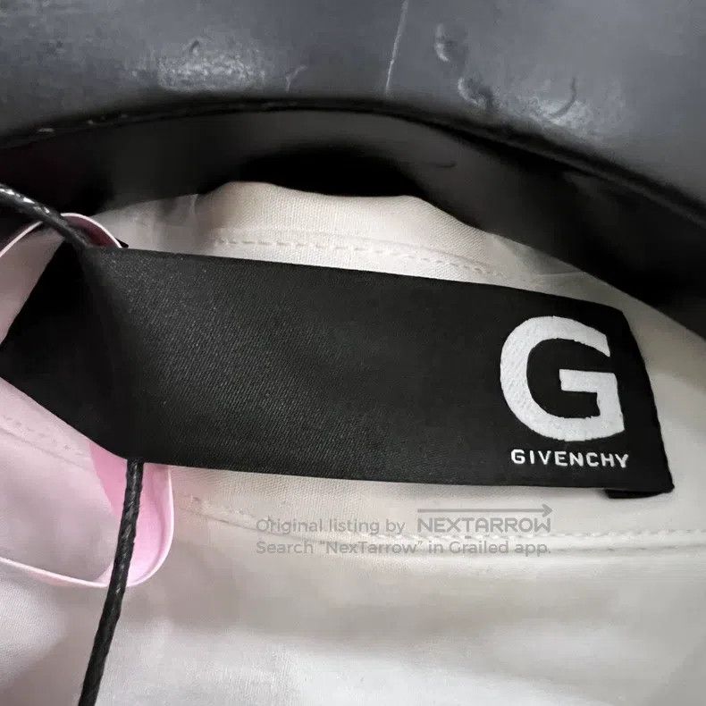 Givenchy Givenchy Size37 White Pocket Embroidered Shirt Size US M / EU 48-50 / 2 - 4 Thumbnail