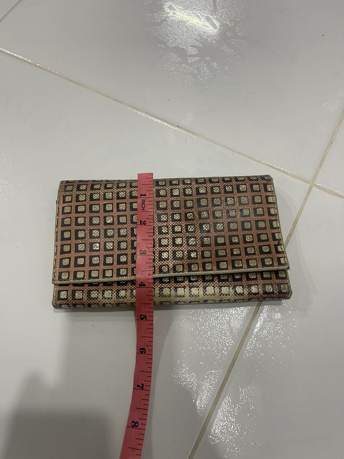 Marni × Vintage VINTAGE MARNİ ITALY PLAID BROWN LONG WALLET Size ONE SIZE - 12 Thumbnail