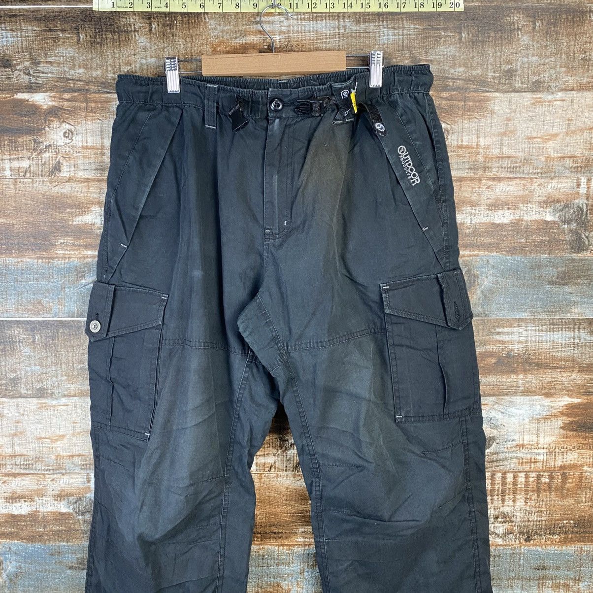 Other DL Outdoor Life Black Cargo Multipocket Pants #C1250 Size US 32 / EU 48 - 2 Thumbnail