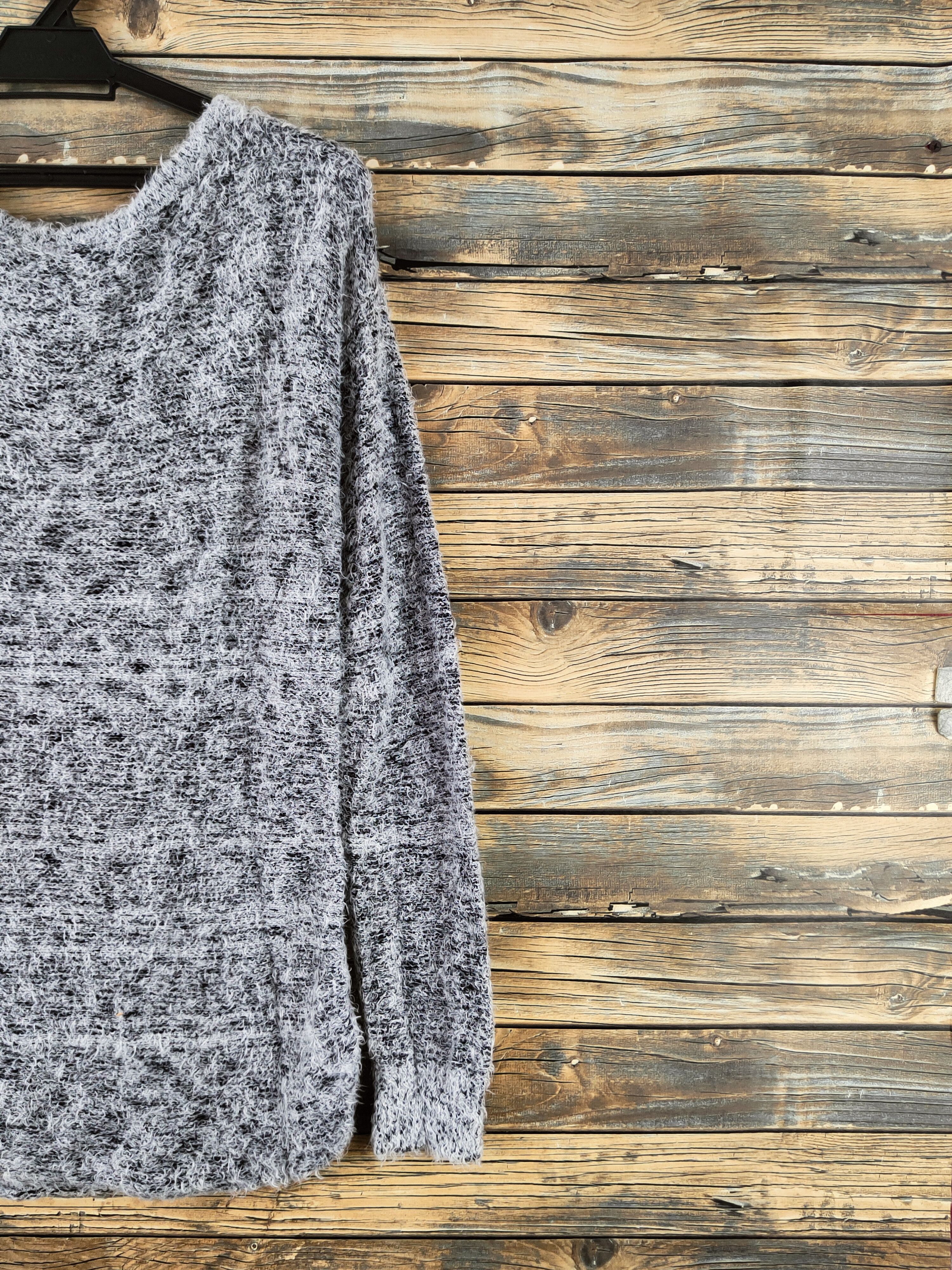 Japanese Brand DL Rienda Black White Knitwear Sweatshirts #46-925 Size S / US 4 / IT 40 - 9 Thumbnail