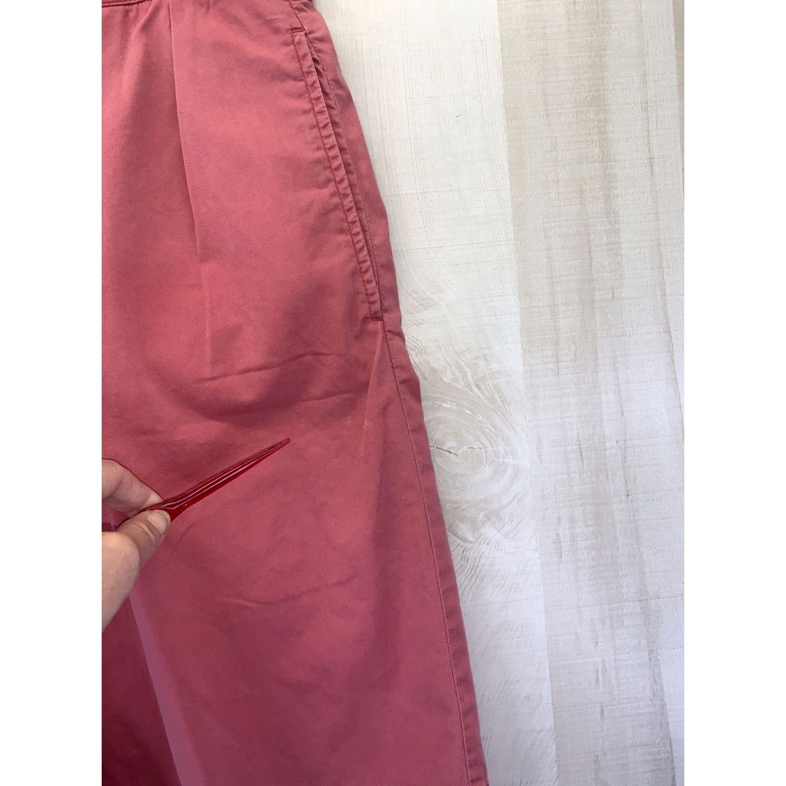 Polo Ralph Lauren VINTAGE Polo Ralph Lauren Tyler Short Chino Shorts Mens 34 Red Pleated Logo 90s American Casual Vintage Mens Size US S / EU 44-46 / 1 - 7 Thumbnail