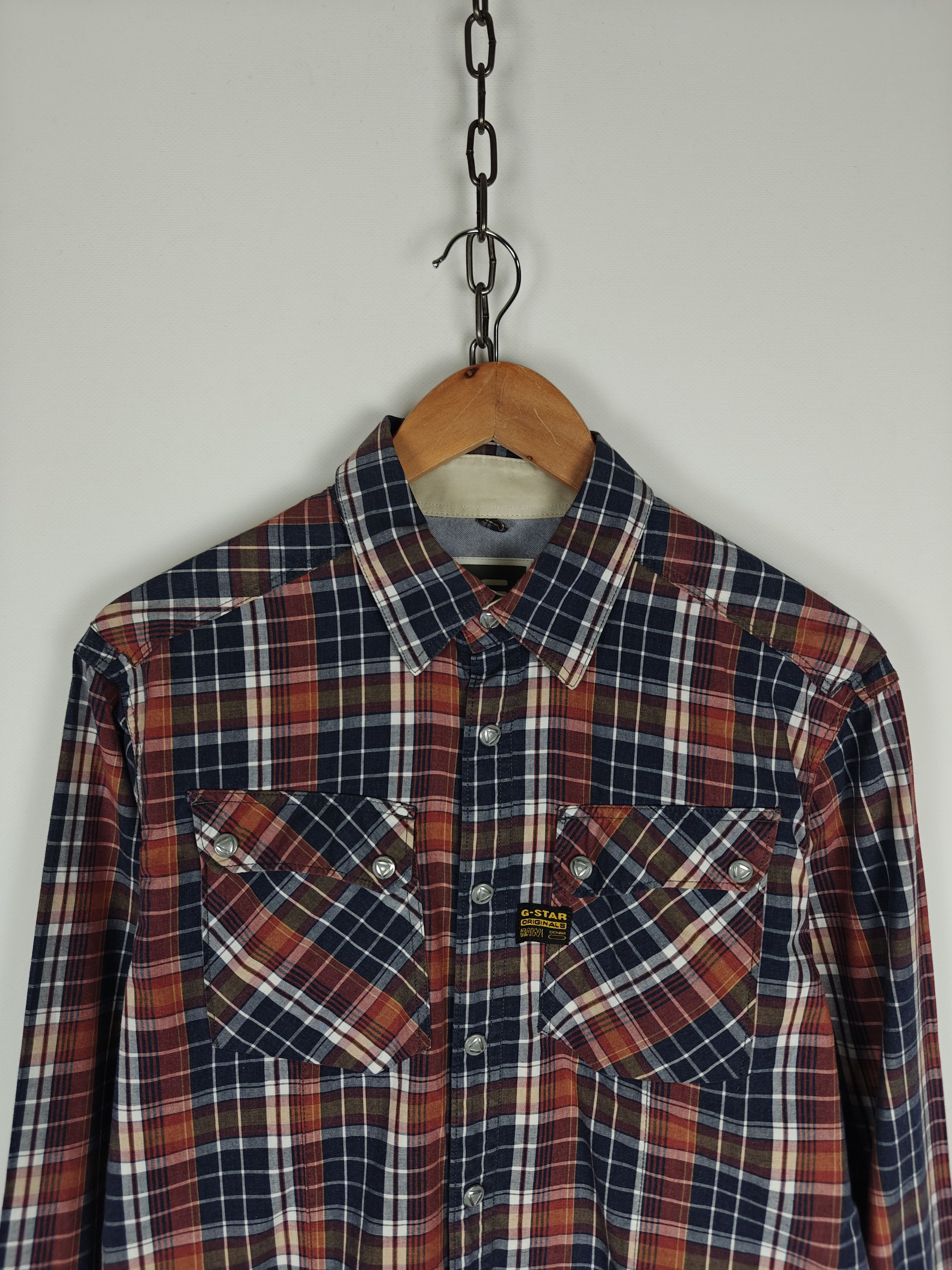 G-Star G-Star Raw SKI Crayon Shirt Check Snap size L Size US L / EU 52-54 / 3 - 2 Thumbnail