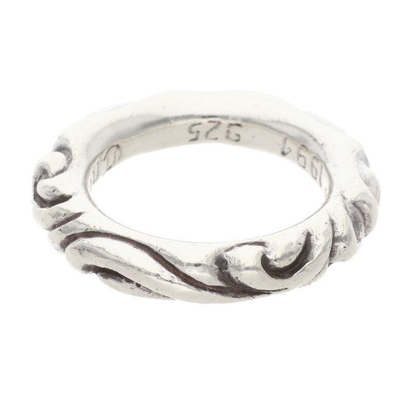 Chrome Hearts Chrome Hearts SCRL Scroll Band Silver Ring Size ONE SIZE - 2 Thumbnail