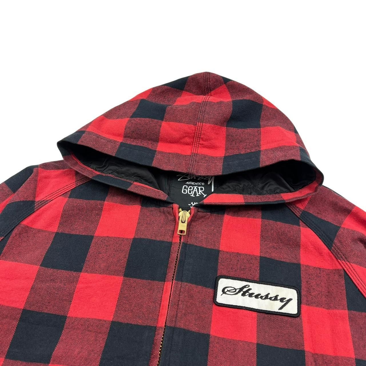 Stussy Vintage Stussy Chequered Zip Up Workwear Jacket Extra Large Size US XL / EU 56 / 4 - 2 Thumbnail