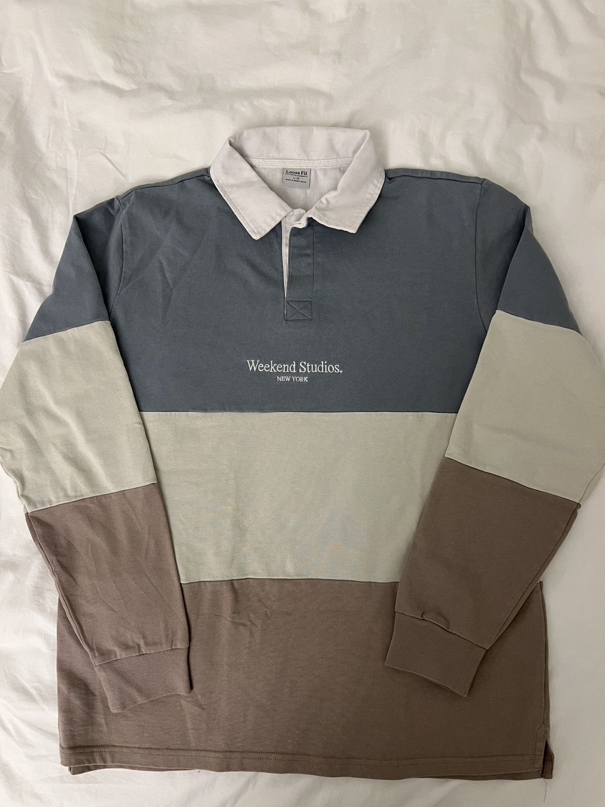 Cotton On Weekend Studios Rugby Longsleeve Size US L / EU 52-54 / 3 - 1 Thumbnail