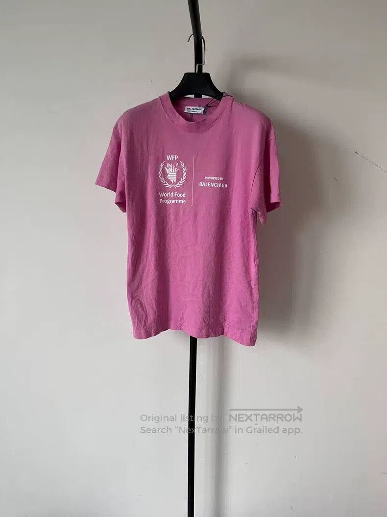 Balenciaga Balenciaga Logo Letter Print Pullover Short Sleeve T-Shirt Size XS / US 0-2 / IT 36-38 - 1 Thumbnail