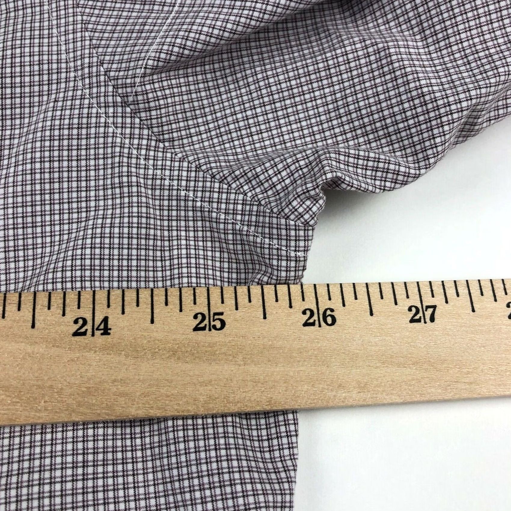 John Varvatos John Varvatos Dress Shirt Gray Long Sleeve Button Front 17.5 Mens Regular Size Check Pattern Shirt Size 48R - 5 Thumbnail