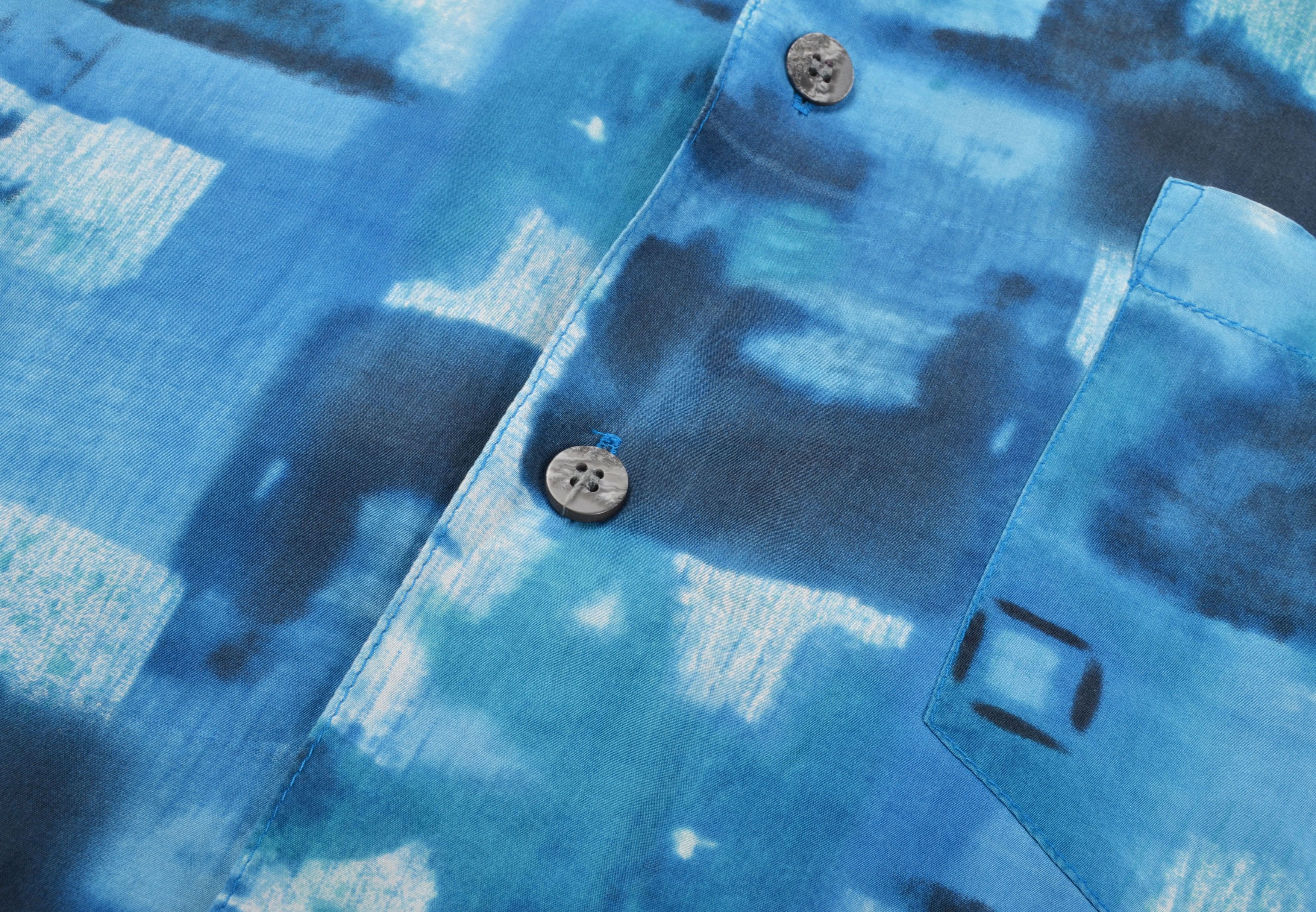 Vintage Vintage Kingfield Abstract Print Short Sleeve Silk Shirt Size US L / EU 52-54 / 3 - 4 Thumbnail