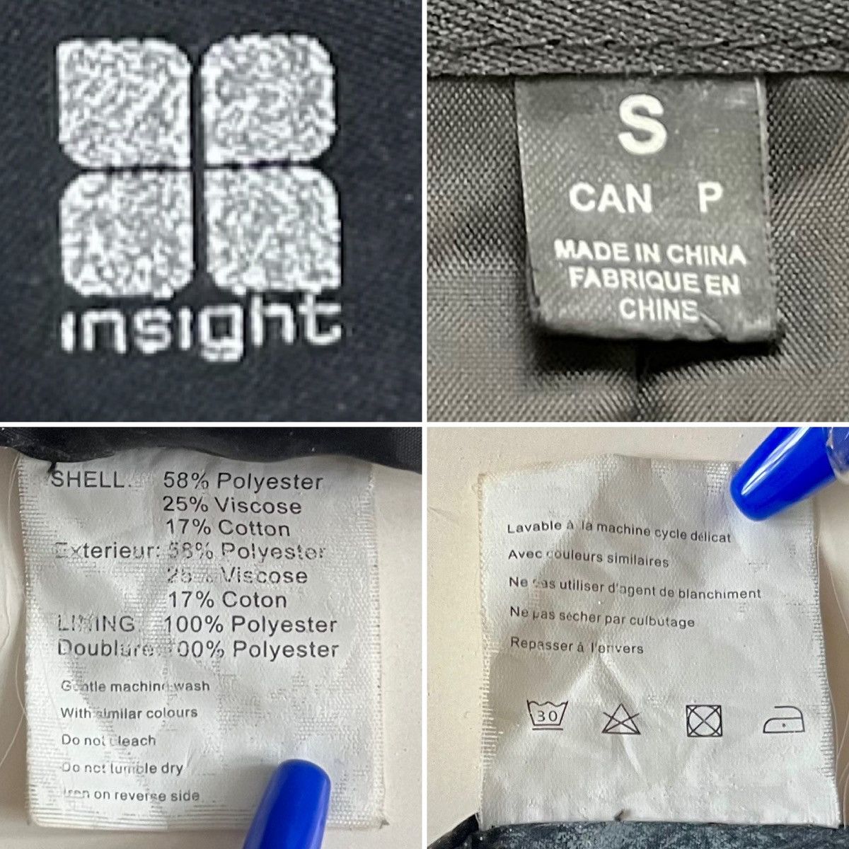 Insight Casual 3 Button Vest, PolyBlend, Men US Small, Brand=Insight Size US S / EU 44-46 / 1 - 11 Thumbnail