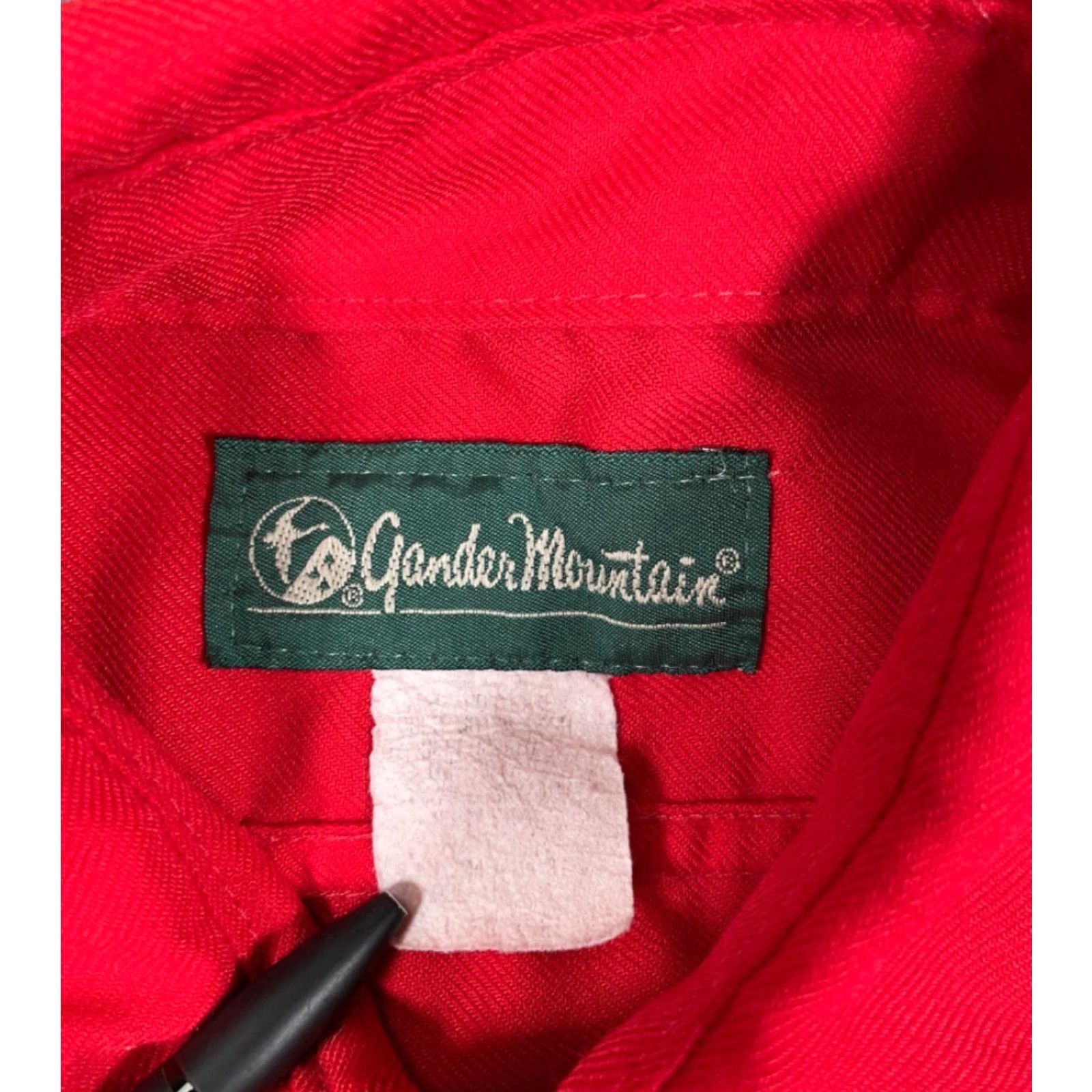 Vintage VTG 90s Gander Mountain Twill Work Shirt Adult Large XL Red Midweight Outdoor Mens Button-Front Collar Shirt Size US L / EU 52-54 / 3 - 3 Thumbnail