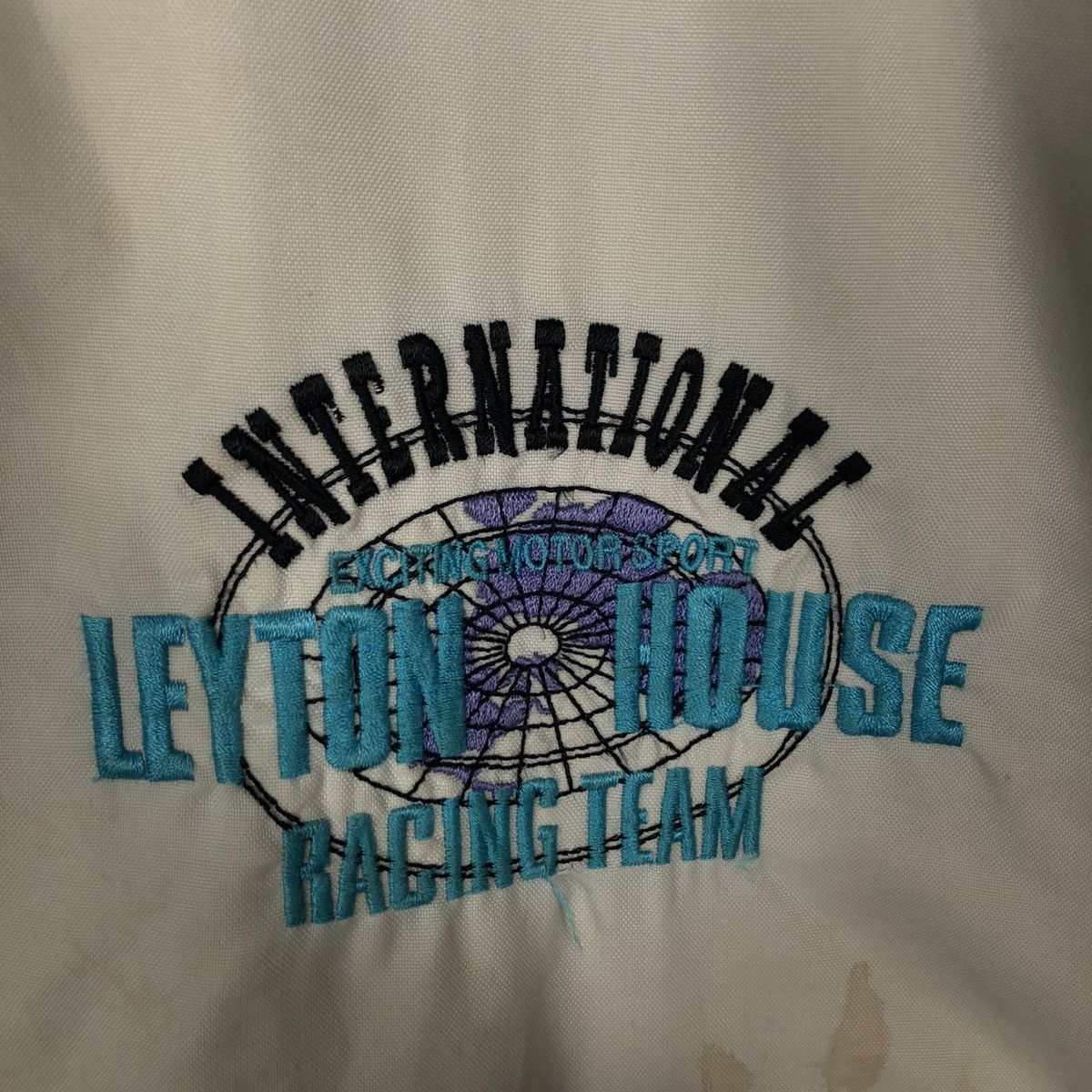 Japanese Brand 🔥Racing Raining Jacket Leyton House Racing Team Big Logo Size US M / EU 48-50 / 2 - 13 Thumbnail