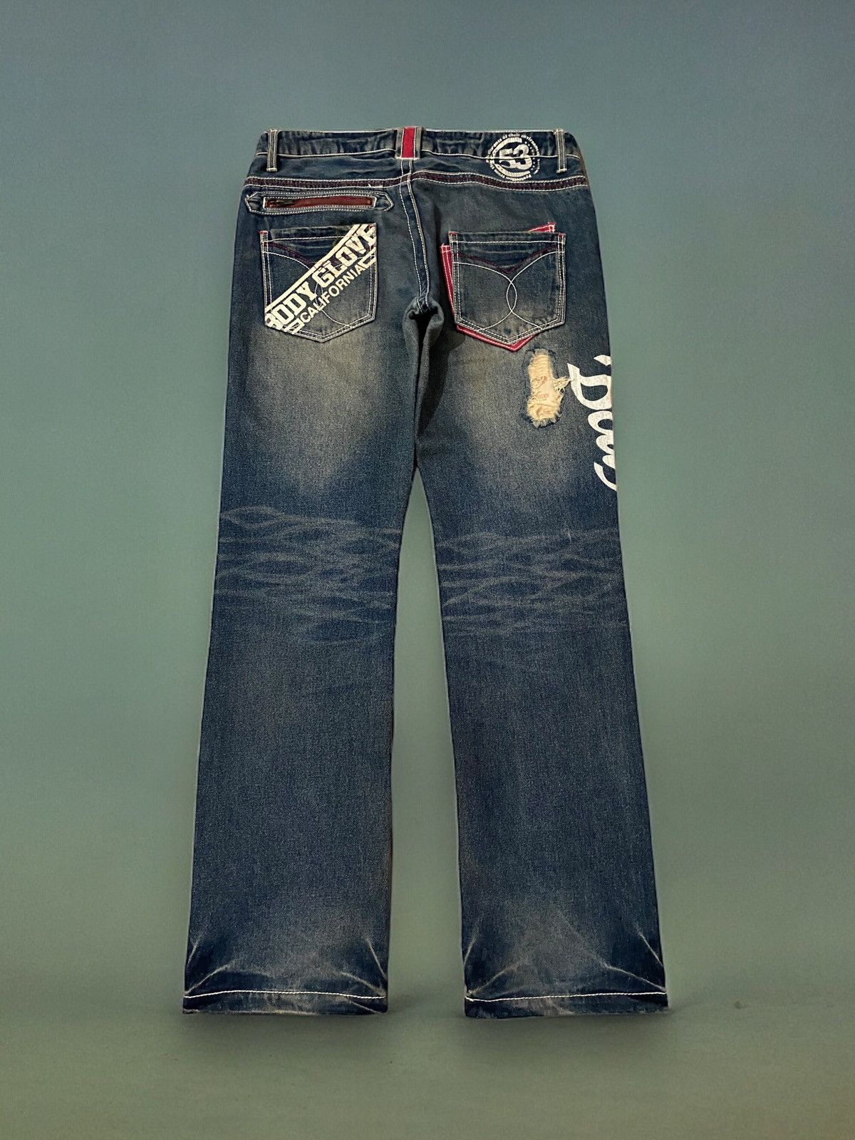 Body Glove Vintage 2010 Body Glove Surf Emberoided Patches Jeans Size US 34 / EU 50 - 8 Thumbnail
