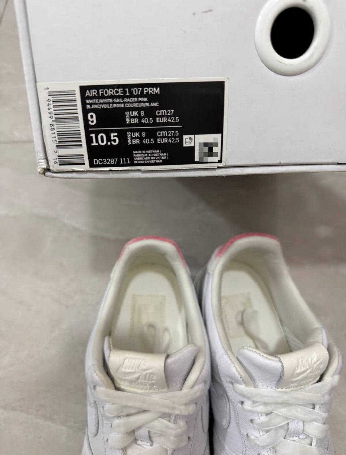 Nike Nike Air Force1"GOT 'EM"Peach Birthday Low Top Sneakers J34 Size US 9 / EU 42 - 2 Thumbnail