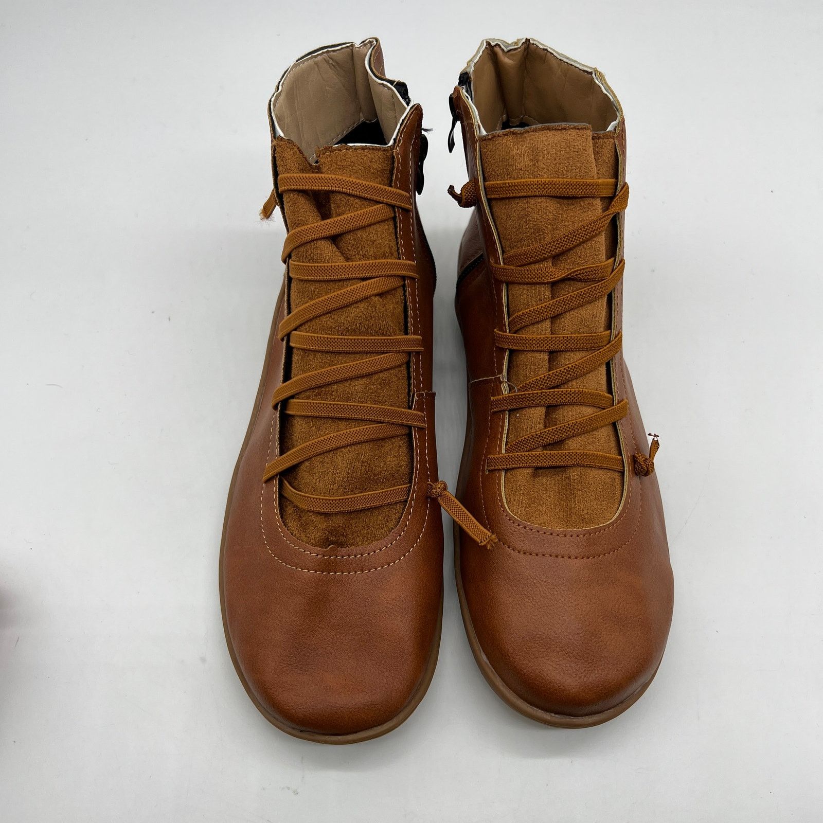 Other Ankle Boots Round Toe Casual Comfortable Lightweight Size US 10.5 / IT 40.5 - 2 Thumbnail