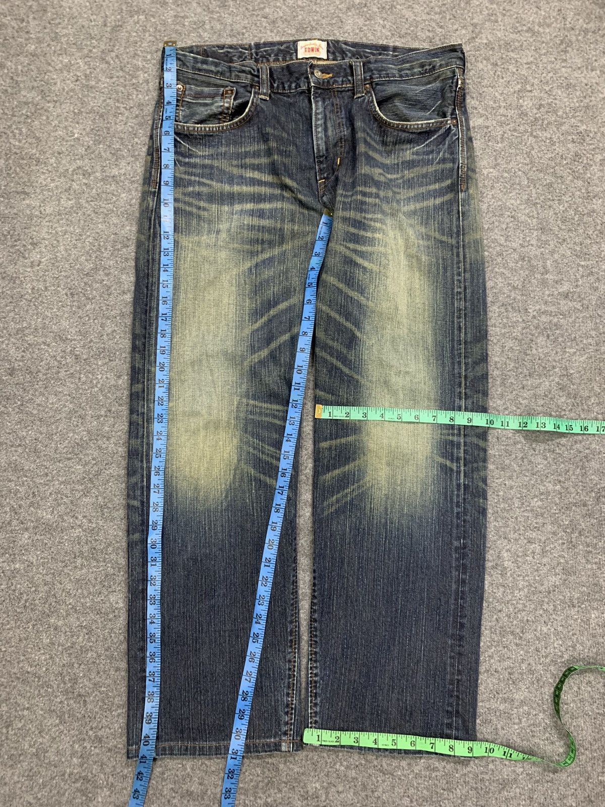 Edwin Distressed Edwin XV vintage rusty denim. Size US 38 / EU 54 - 9 Thumbnail