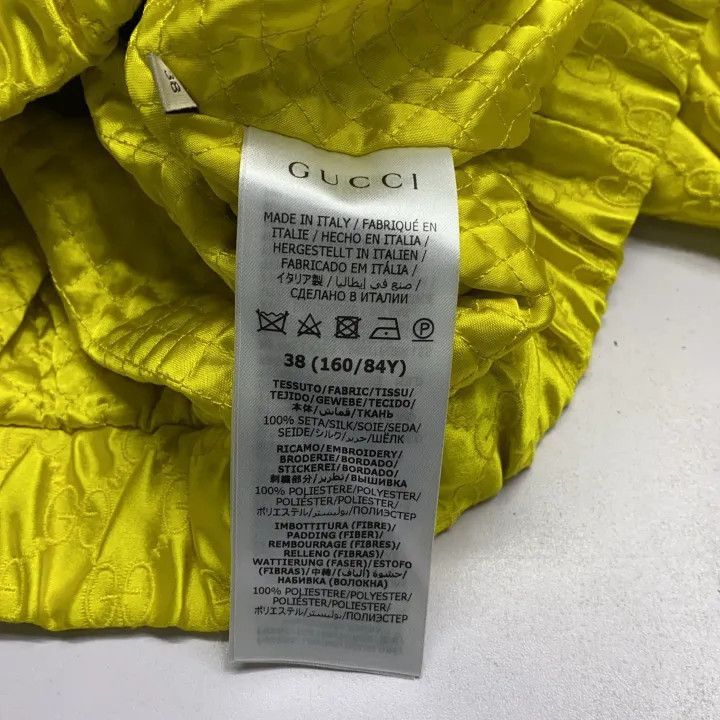 Gucci GUCCI SS22 Yellow Interwoven Letter Pattern Jacket-2507 Size M / US 6-8 / IT 42-44 - 2 Thumbnail