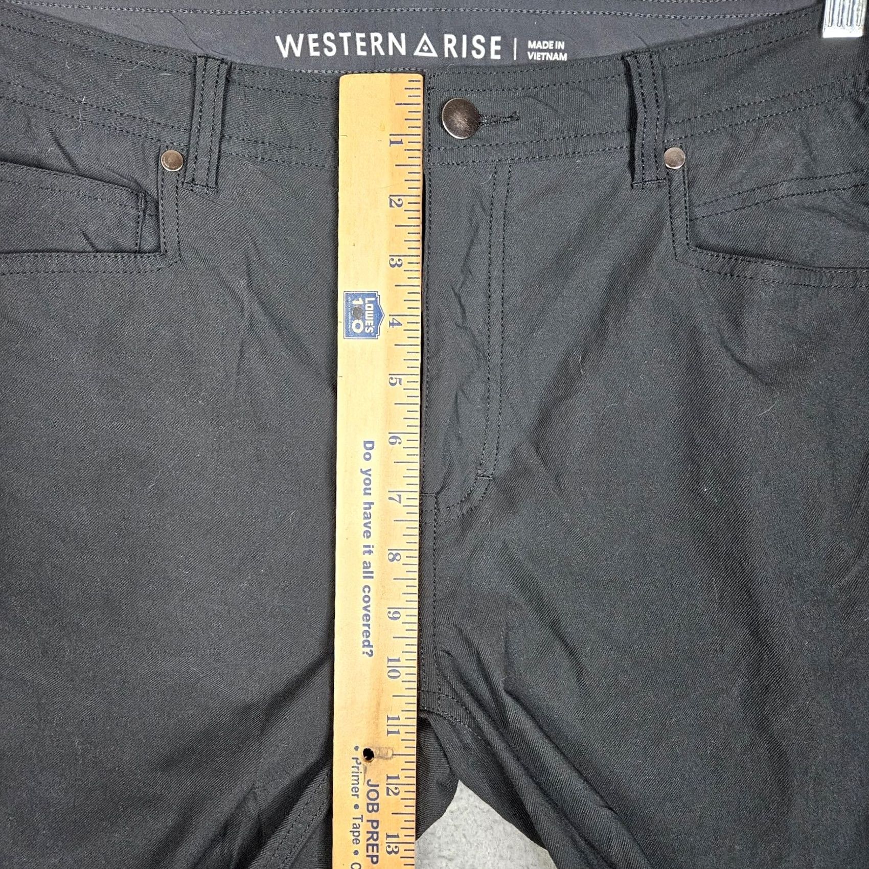 Vintage Western Western Rise Men’s Light Black Outdoor pants Athletic Regular 34 Black 34 Inseam 31 Pants Mens Size US 34 / EU 50 - 4 Thumbnail